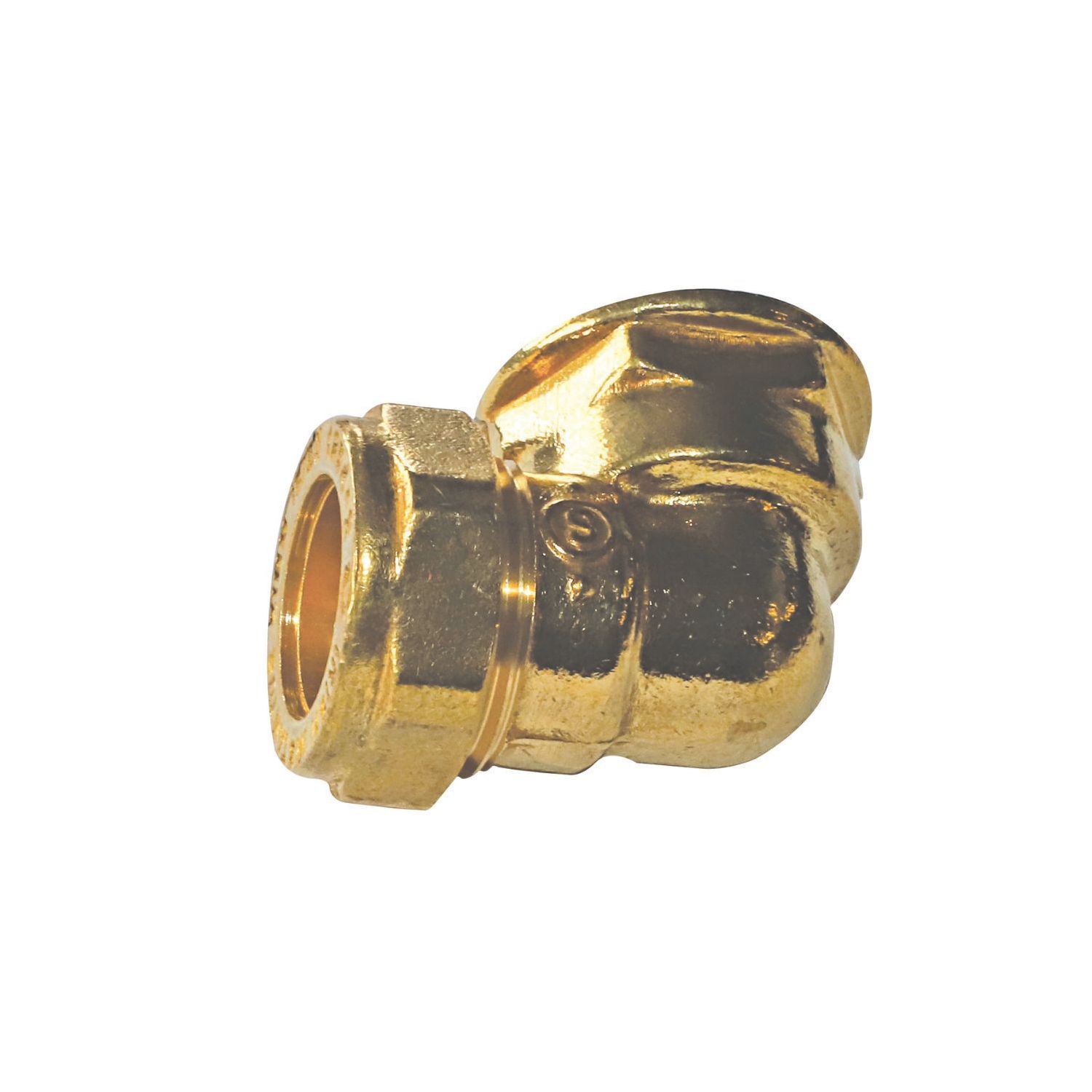 Instantor Brass Compression Adapting 90° Female Elbow 1" x 3/4" (349CL)
