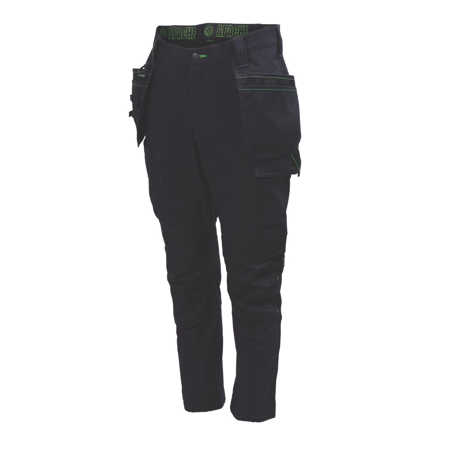 Apache Calgary Stretch Trouser Black 34" W 31" L (350HW)
