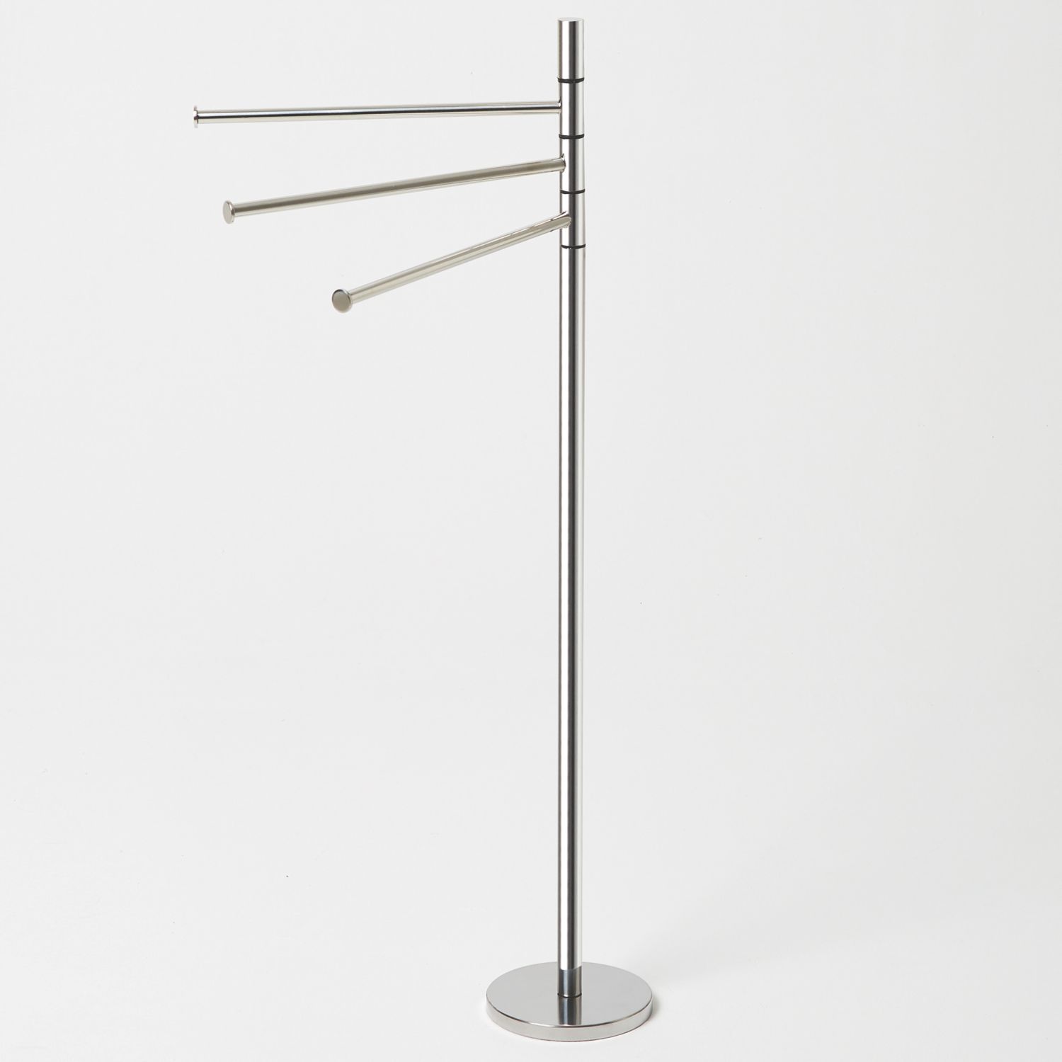 Ormara Freestanding Triple Towel Rail Chrome-Plated 430mm x 270mm x 910mm (350PE)