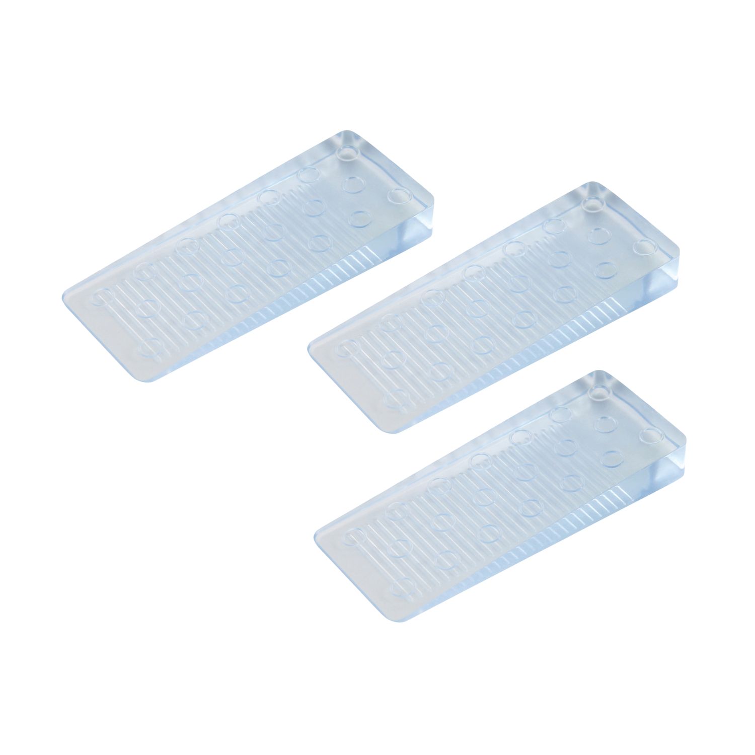 Smith & Locke Door Stop Wedges Clear 3 Pack (351PY)