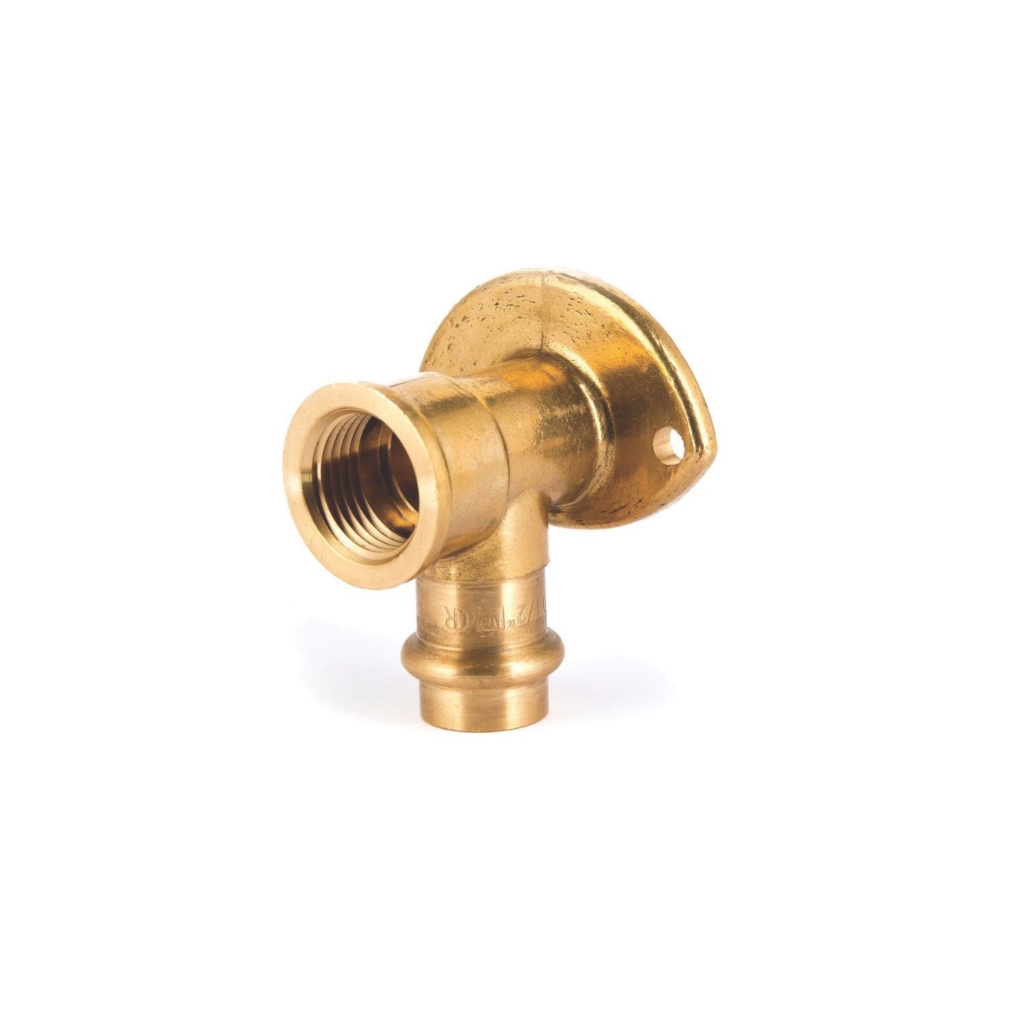 Instantor Copper Press-Fit Adapting 90° Female Wallplate Elbow 1/2" x 1/2" (353CE)