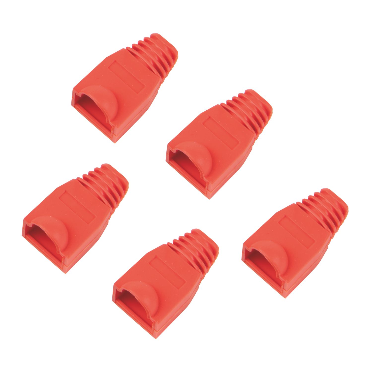 Labgear RJ45 PVC Boots 8mm Orange 5 Pack (353KM)