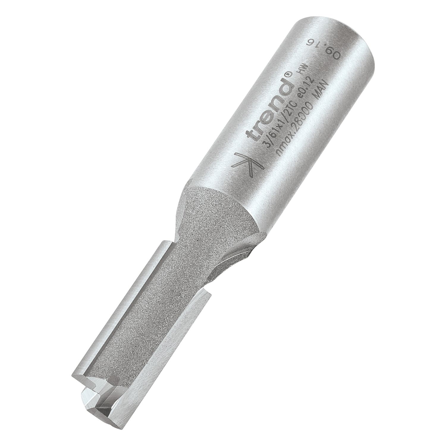 Trend 3/61X1/2TC 1/2" Straight Cutter 10mm x 25mm (357PX)