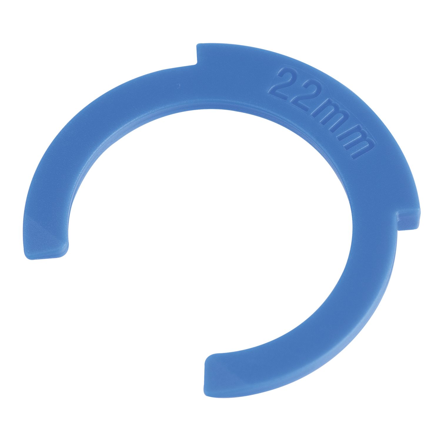 Flomasta Plastic Collet Clips Blue 22mm 10 Pack (359HY)