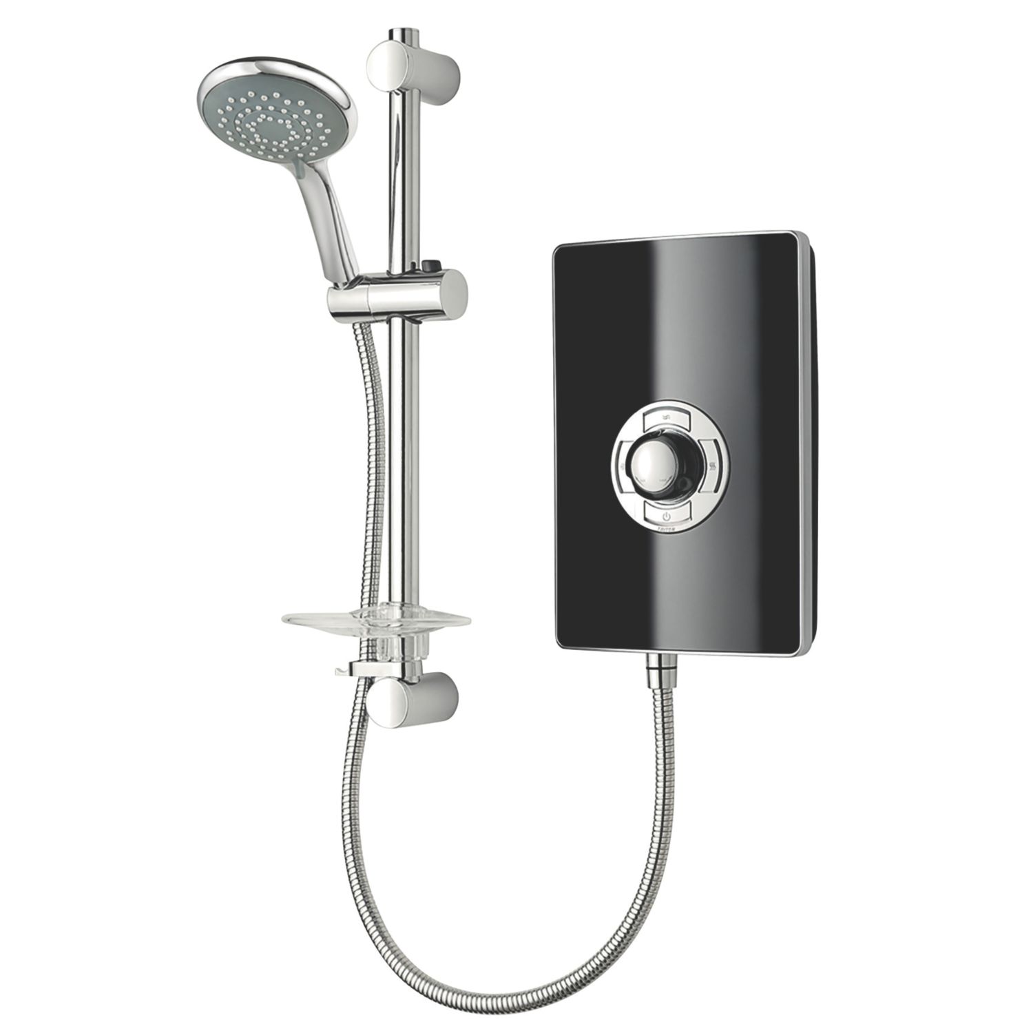 Triton Miniatures Black Gloss 9.5kW Manual Electric Shower (36058)