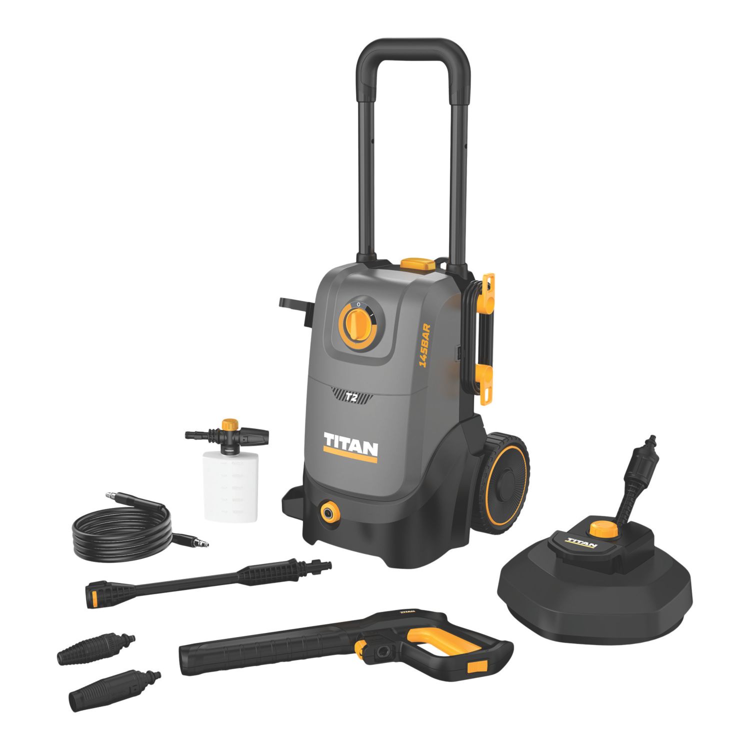 Titan TTB1284PRW 145bar Electric High Pressure Washer 1800W 220-240V (360AE)