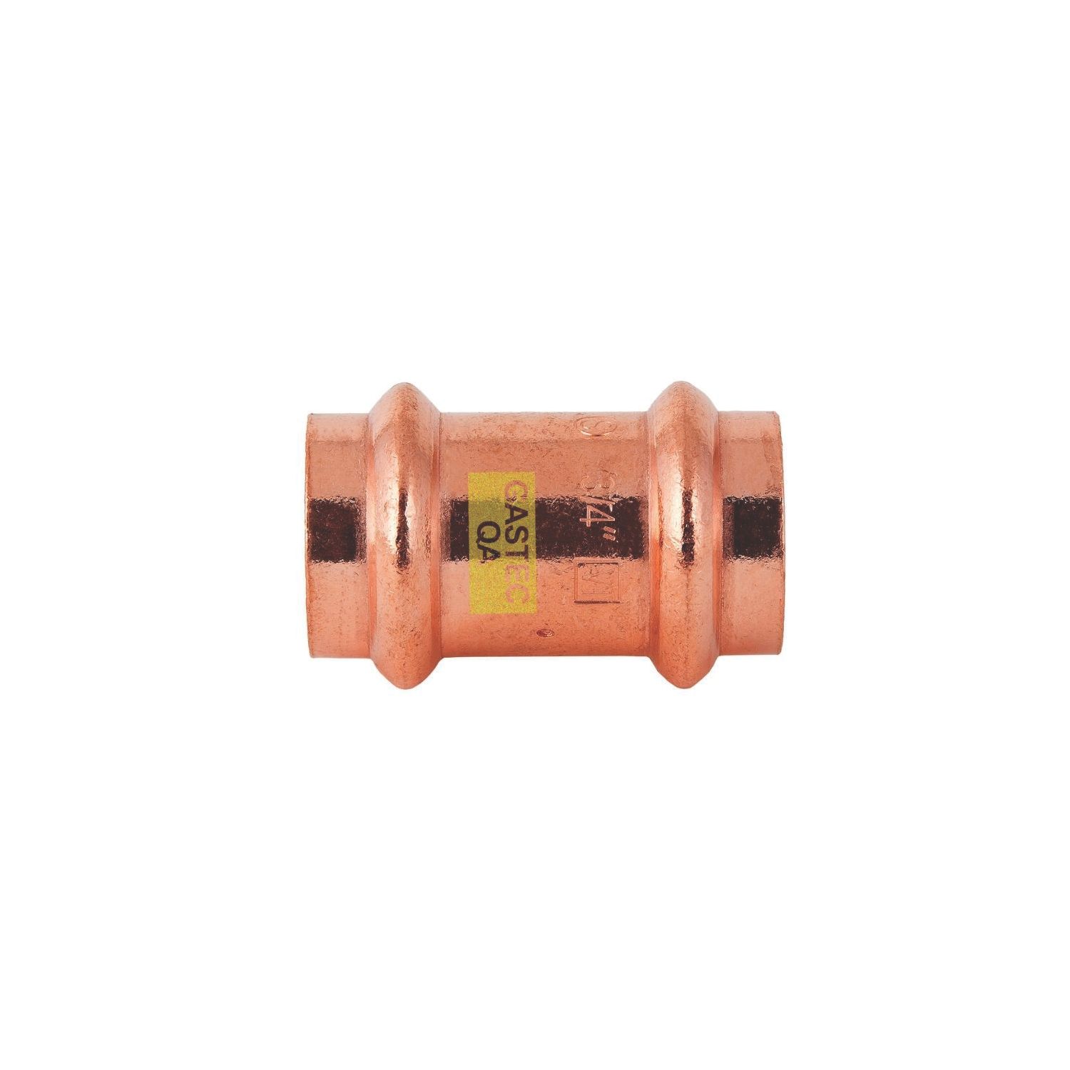 Instantor Copper Press-Fit Equal Gas Straight Coupler 1" (361CE)