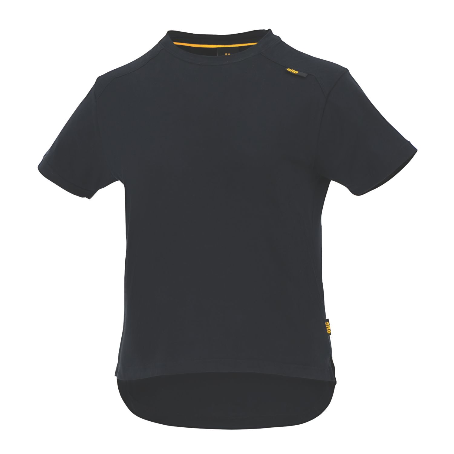Site Caffery Short Sleeve Womens T-Shirt Black Size 14 (364FM)