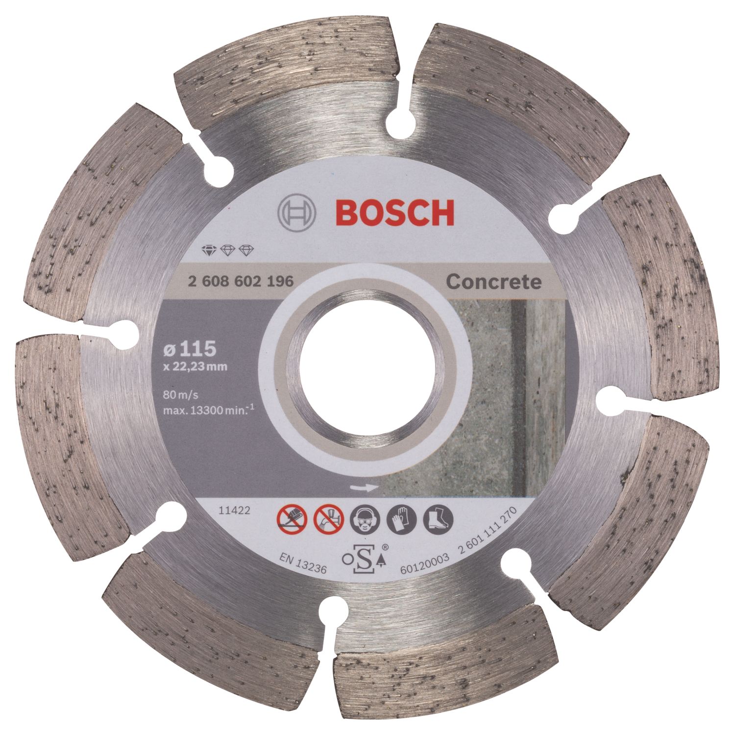 Bosch Concrete Diamond Disc 115mm x 22.23mm (364VX)