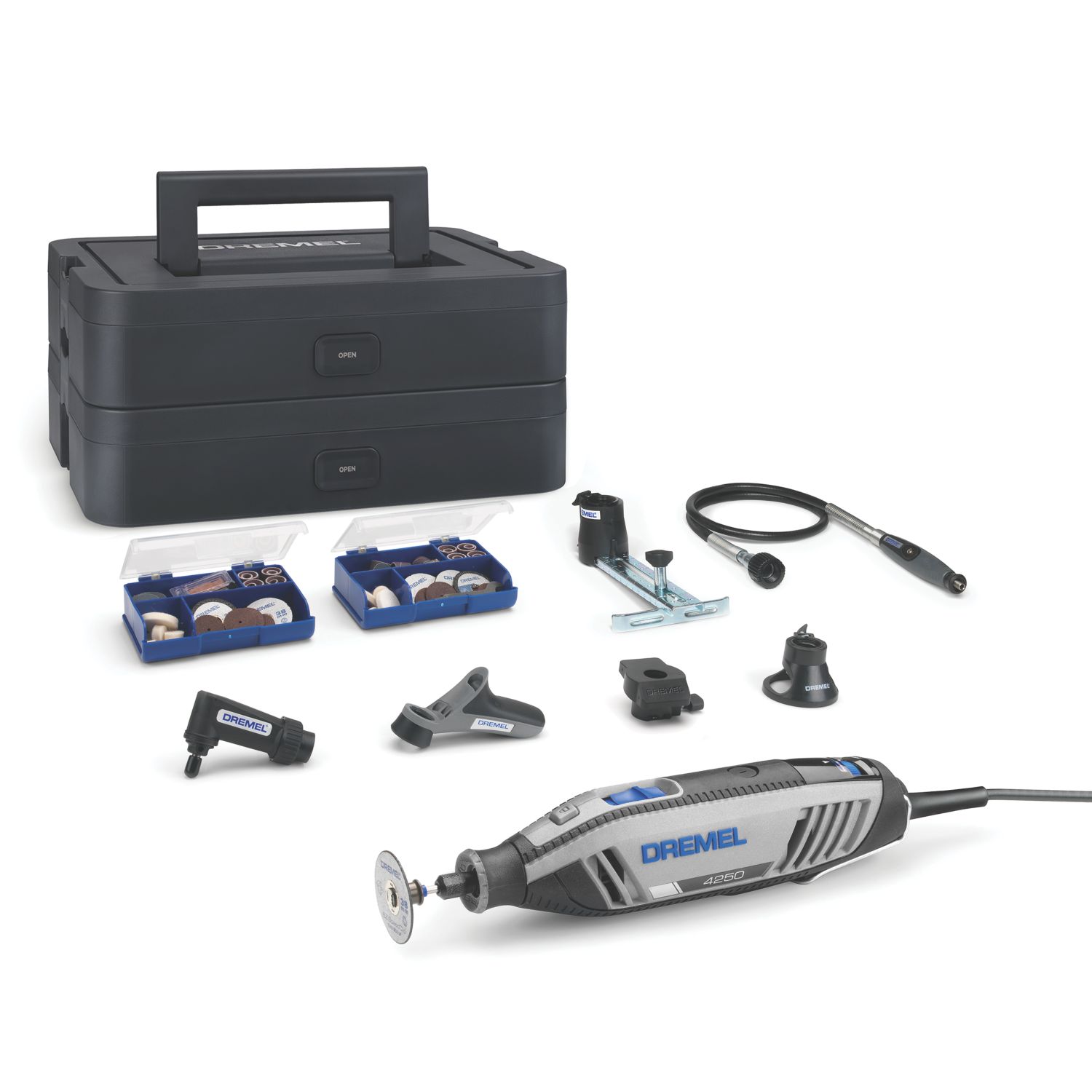 Dremel 4250-6/128 175W Electric Multi-Tool with Accessories 230-240V 129 Piece Set (365CU)