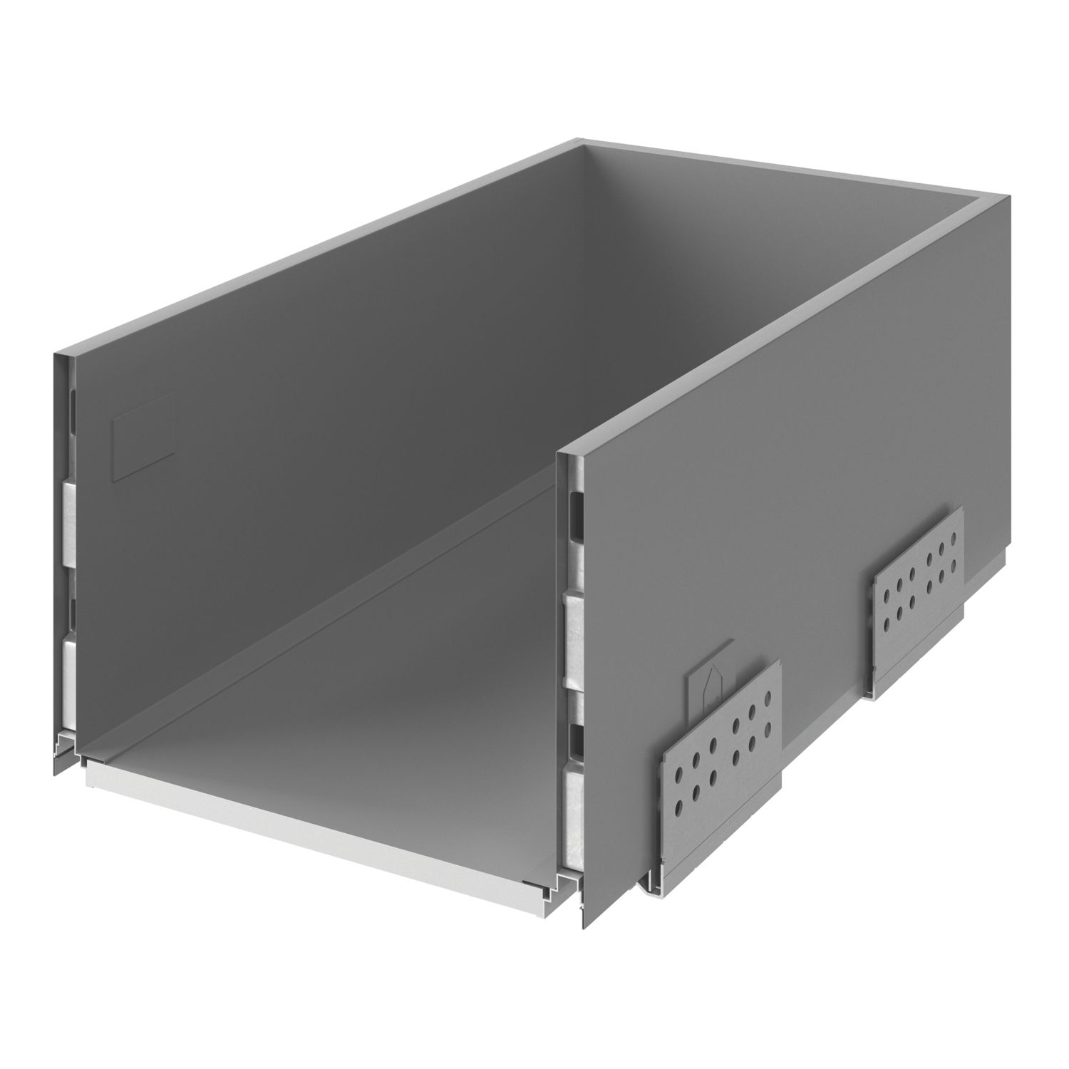 Essentials Soto Deep Drawer Box Matt Grey 300mm (365KW)