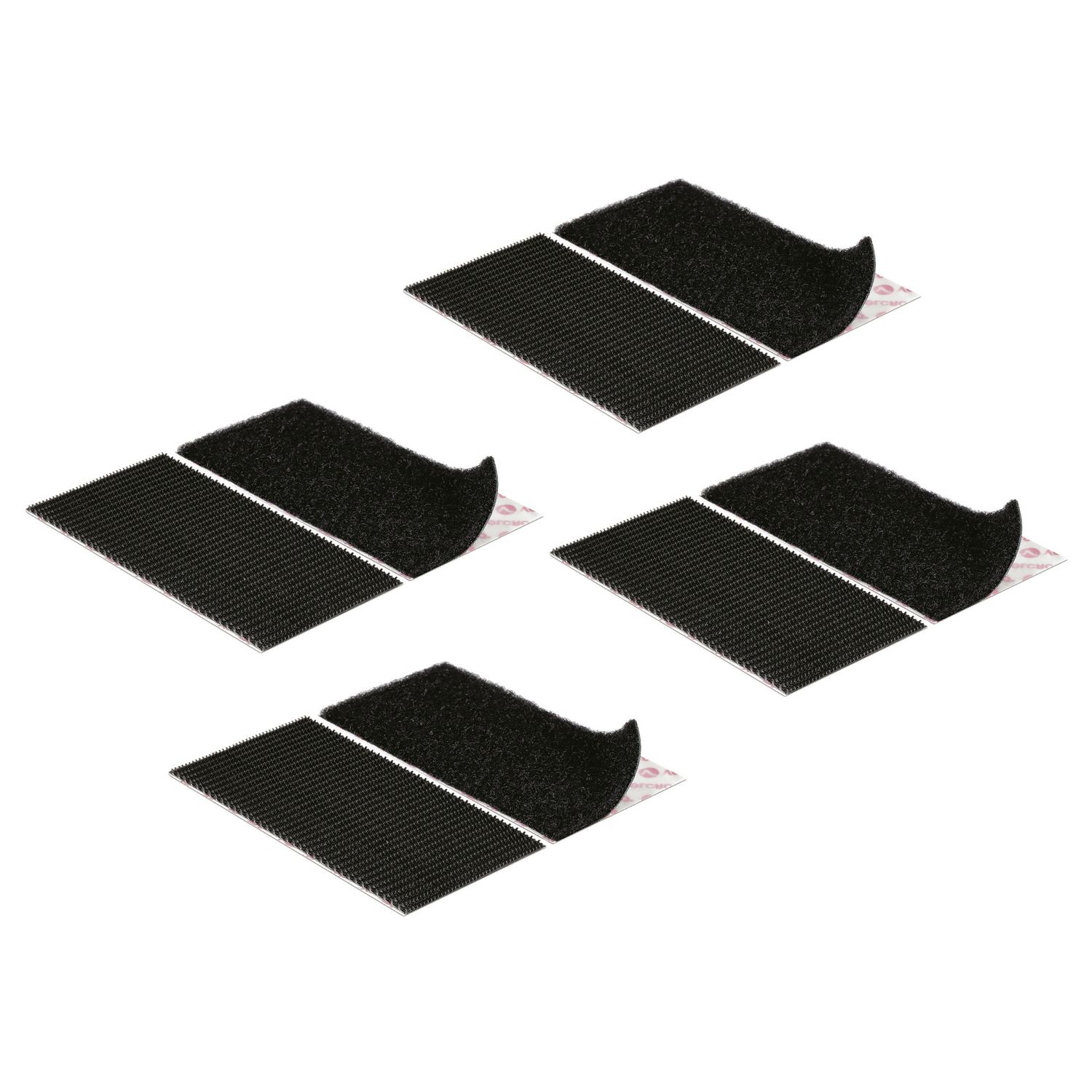 Velcro Brand Black Heavy Duty Stick-On Strips 4 Pack (366TM)