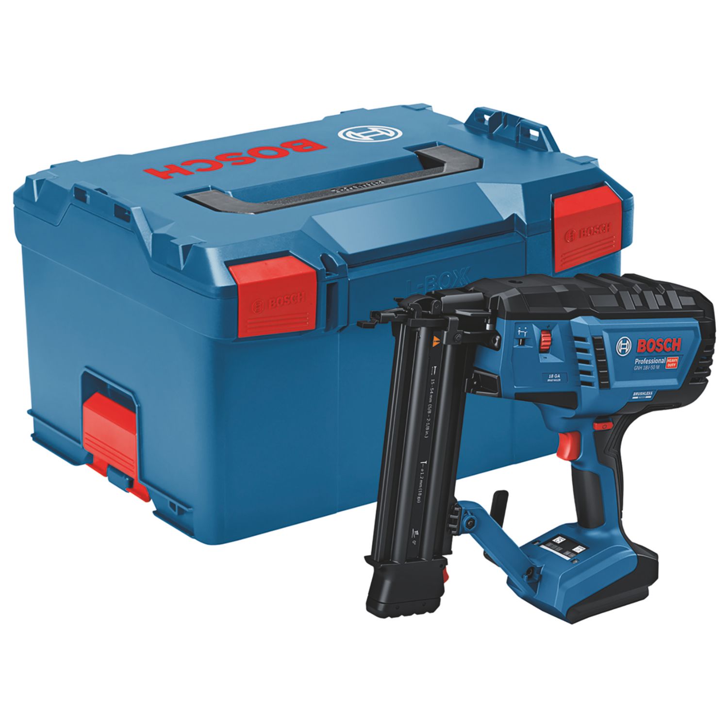 Bosch GNH 18V-50 M Professional 54mm 18V Li-Ion AMPShare Brushless Mechanical & Electrical Cordless Nail Gun - Bare (367CP)