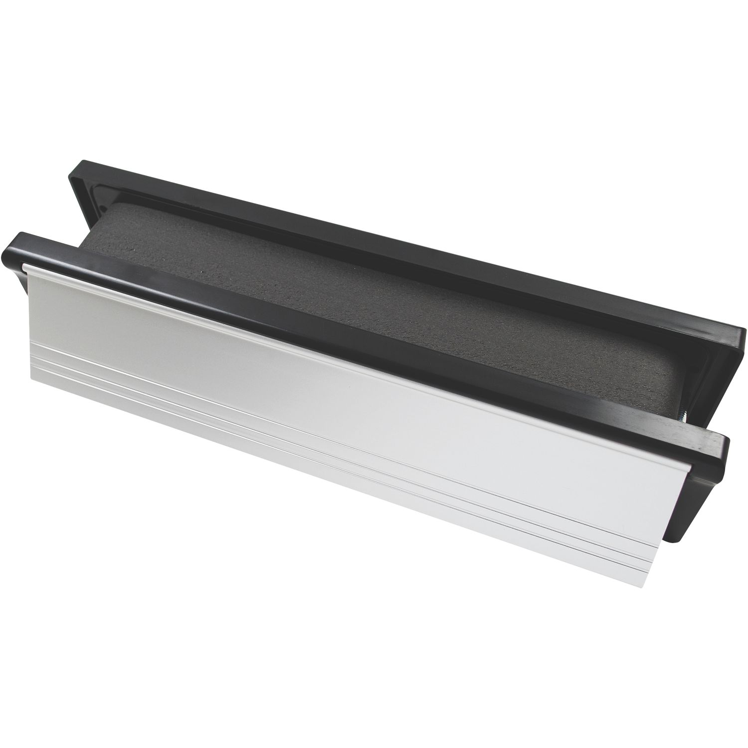 Firestop Fire Rated Intumescent Letterbox Polished Steel 306mm x 70mm (367HP)