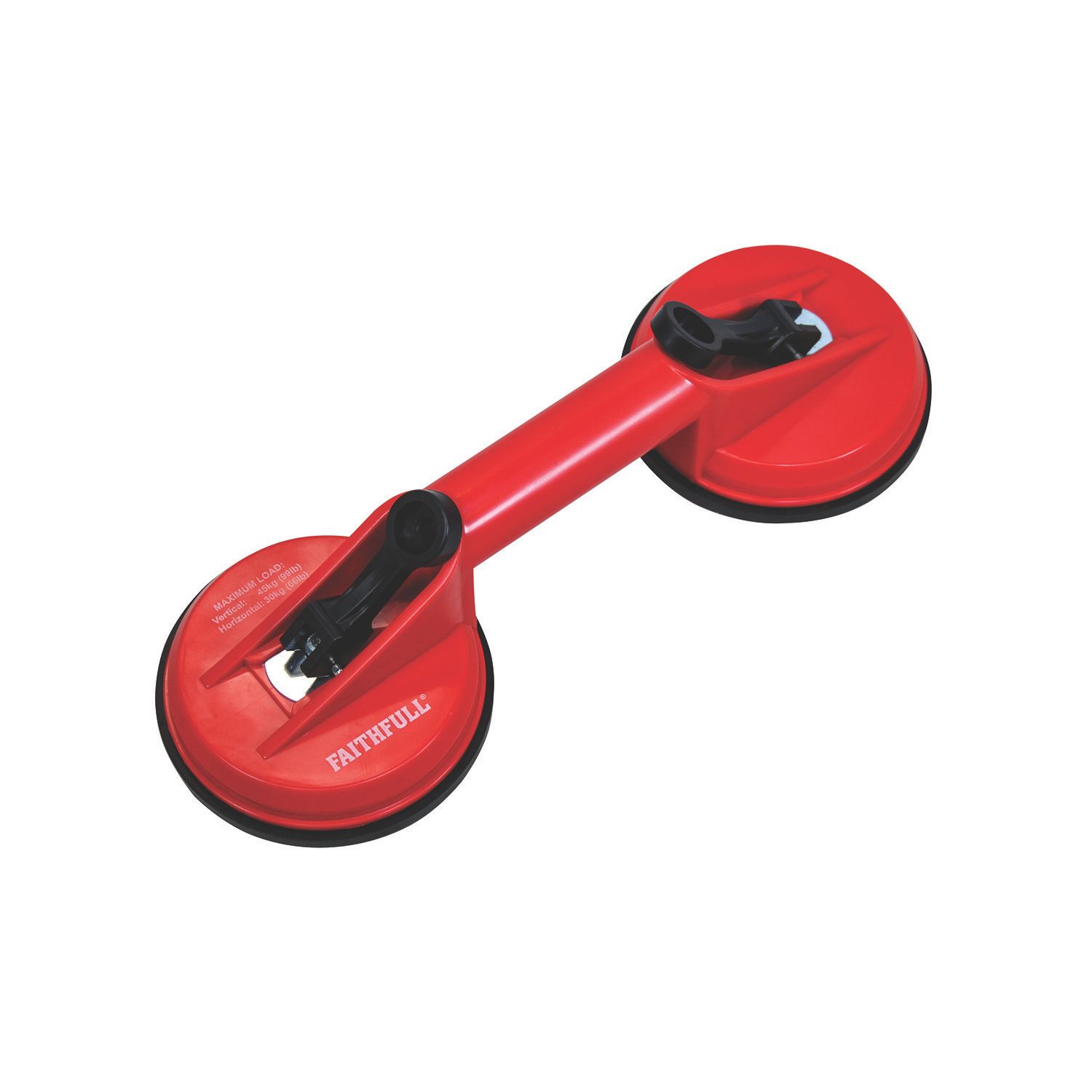 Faithfull Double Cup Suction Lifter (368GC)