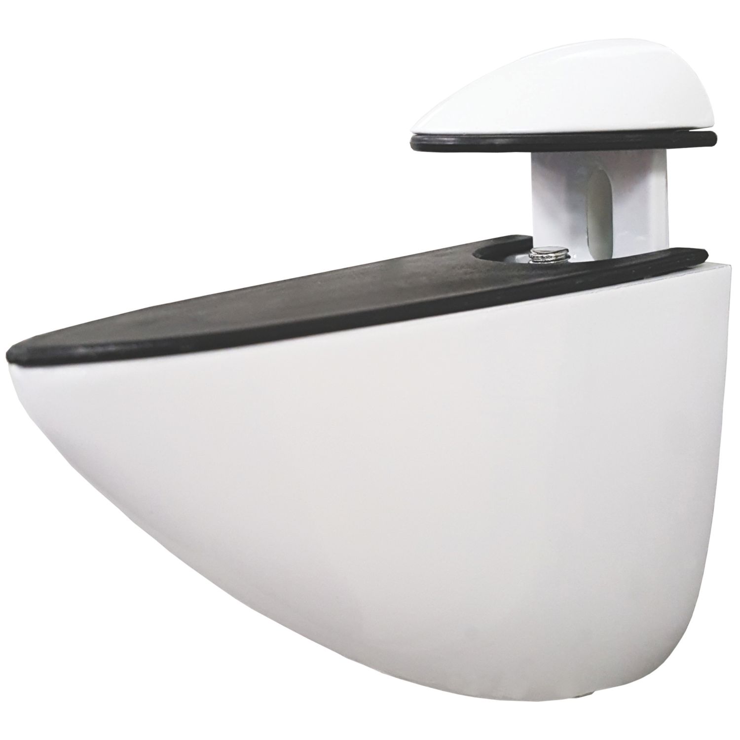 Select Adjustable Shelf Bracket White 72mm x 65mm (368GX)
