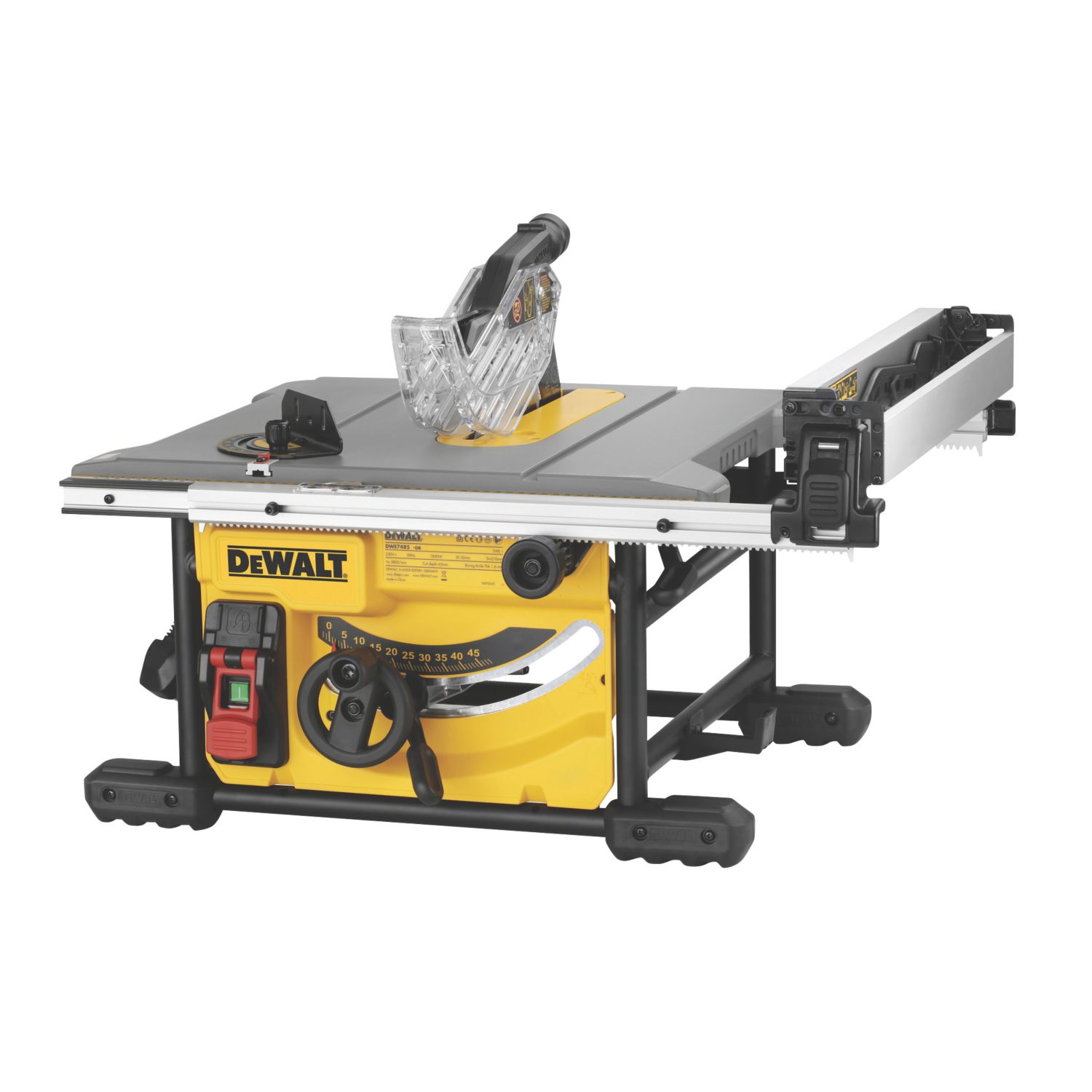 DeWalt DWE7485-GB 210mm Electric Table Saw 240V (368KJ)