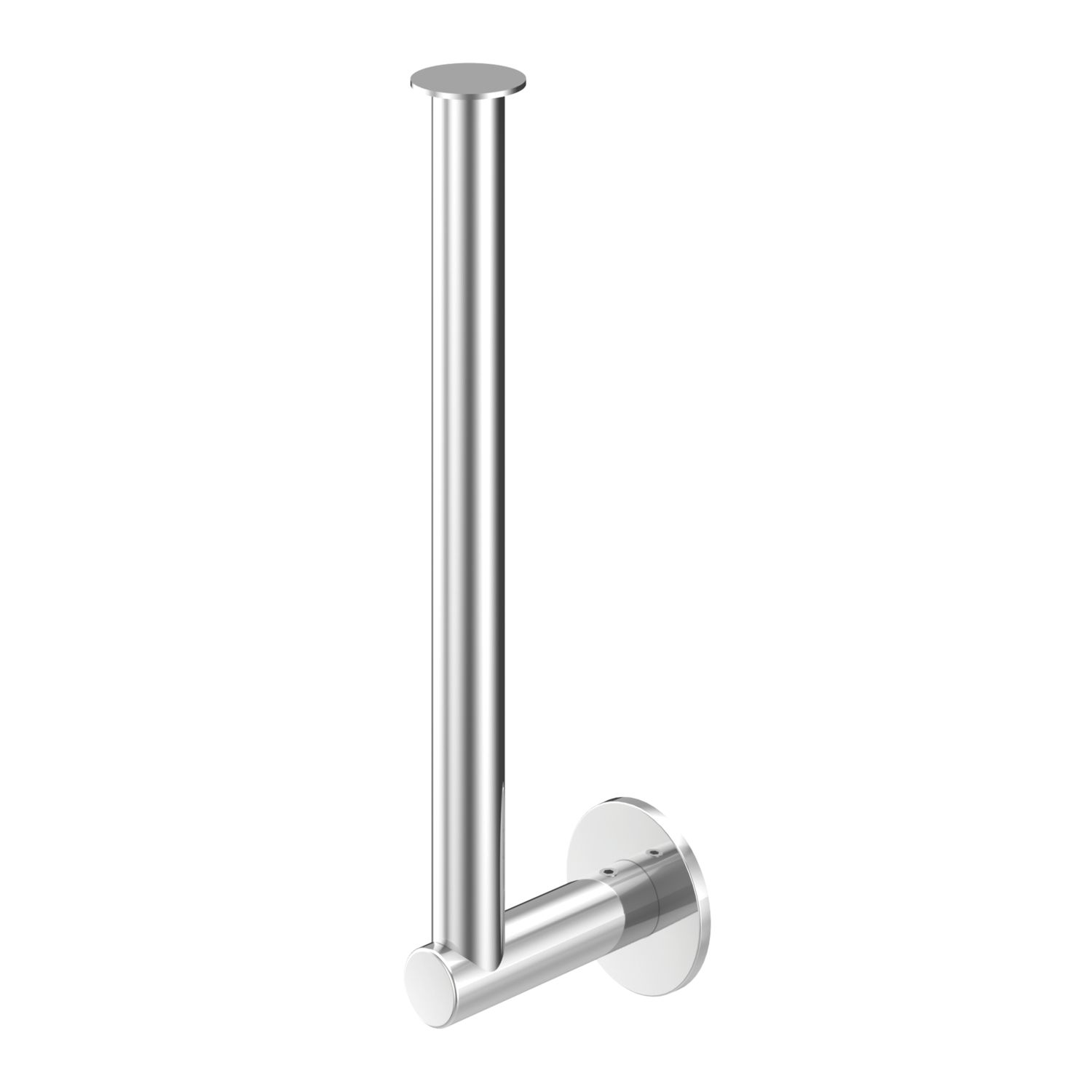 Swirl Caldew Stocker Toilet Roll Holder Chrome (369YT)