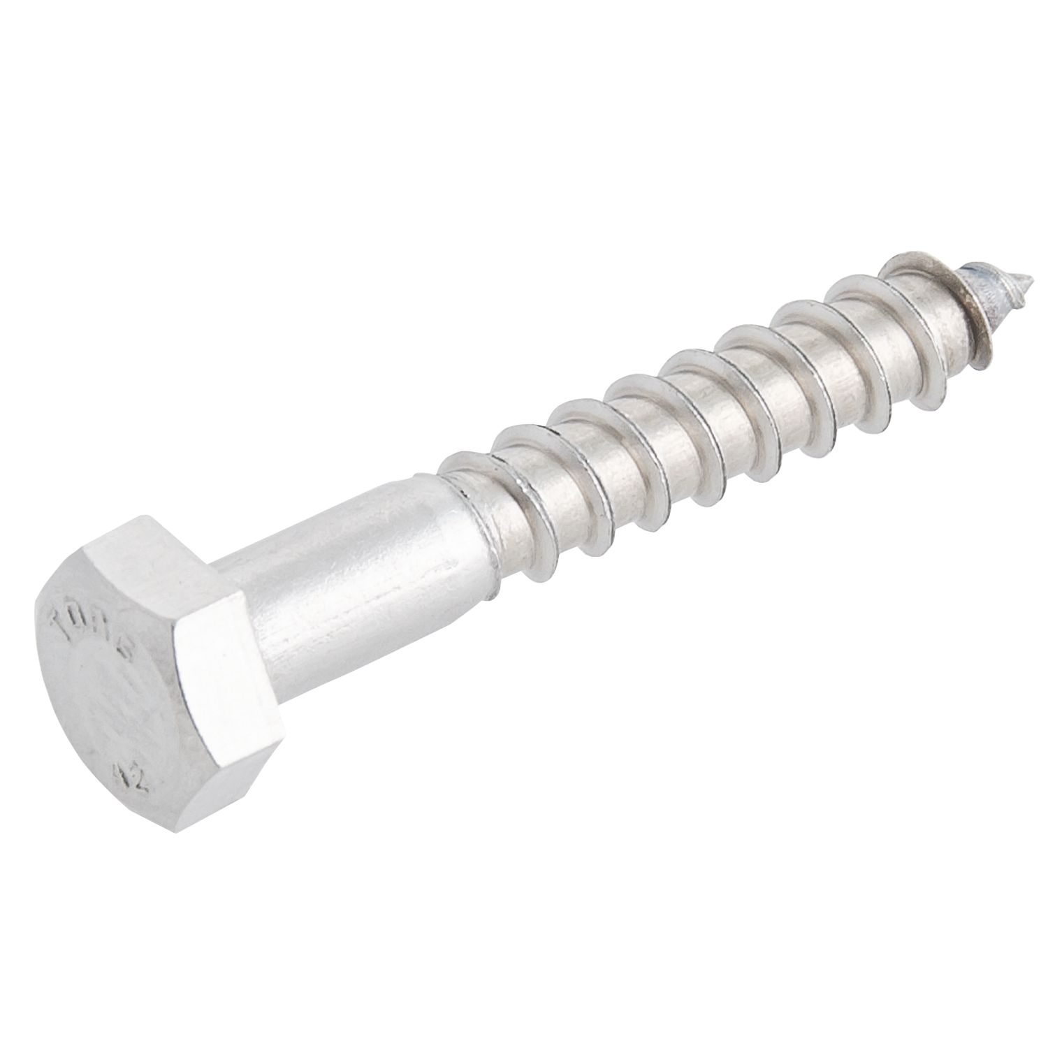 Easydrive Hex Bolt Thread Cutting Coach Screws 6mm x 50mm 10 Pack (3701T)