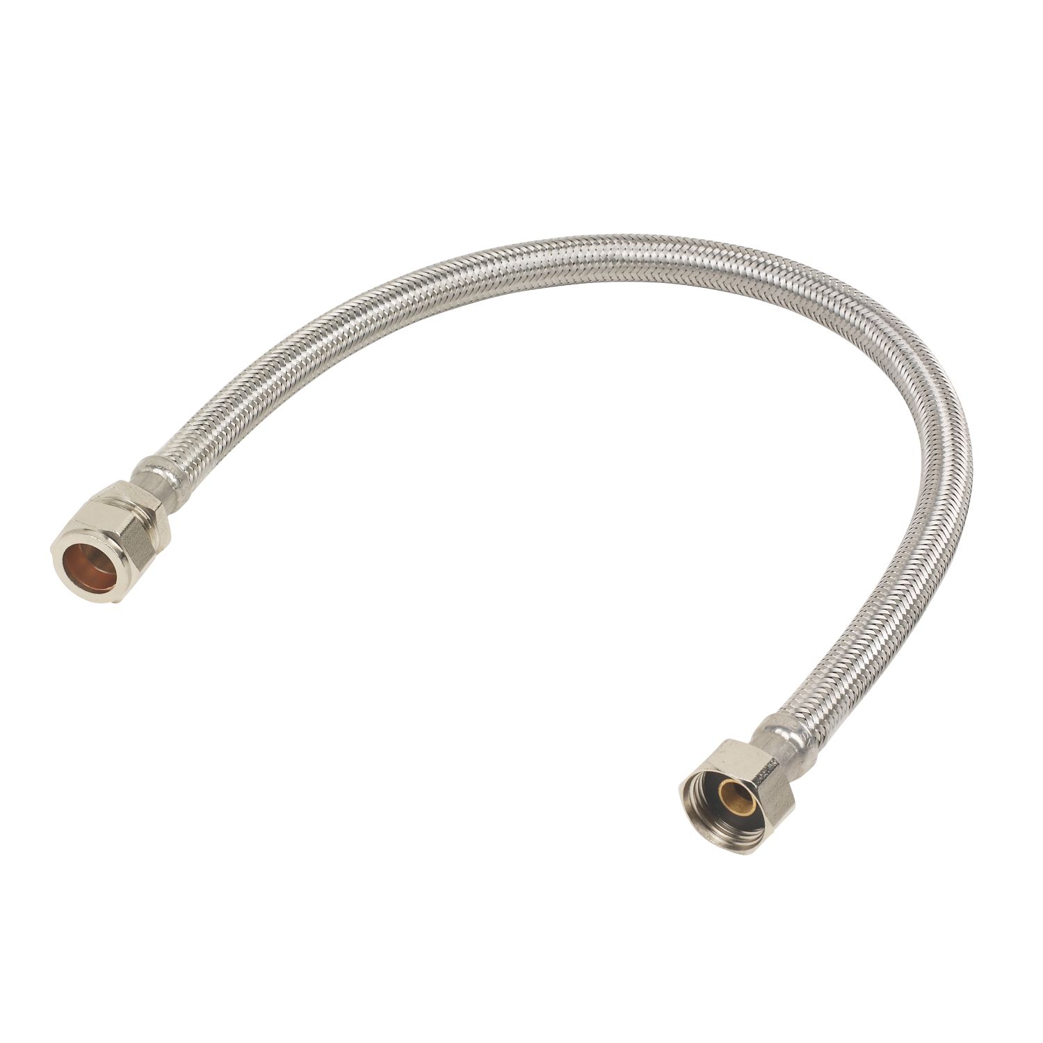 Essentials Flexible Tap Connector 15mm x 1/2" x 500mm (37048)