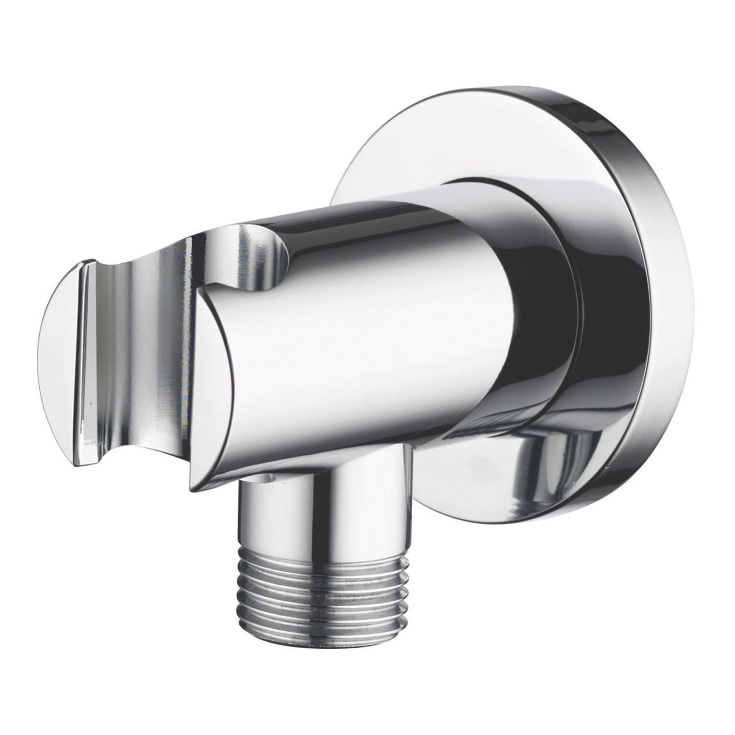 Aqualisa Wall Outlet with Hand Shower Holder Chrome 53mm (370HP)