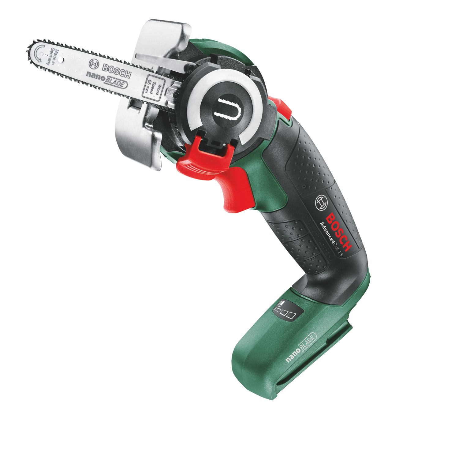 Bosch AdvancedCut 18V Li-Ion Power for All Brushless Cordless 6.5cm Mini Chainsaw - Bare (372RG)