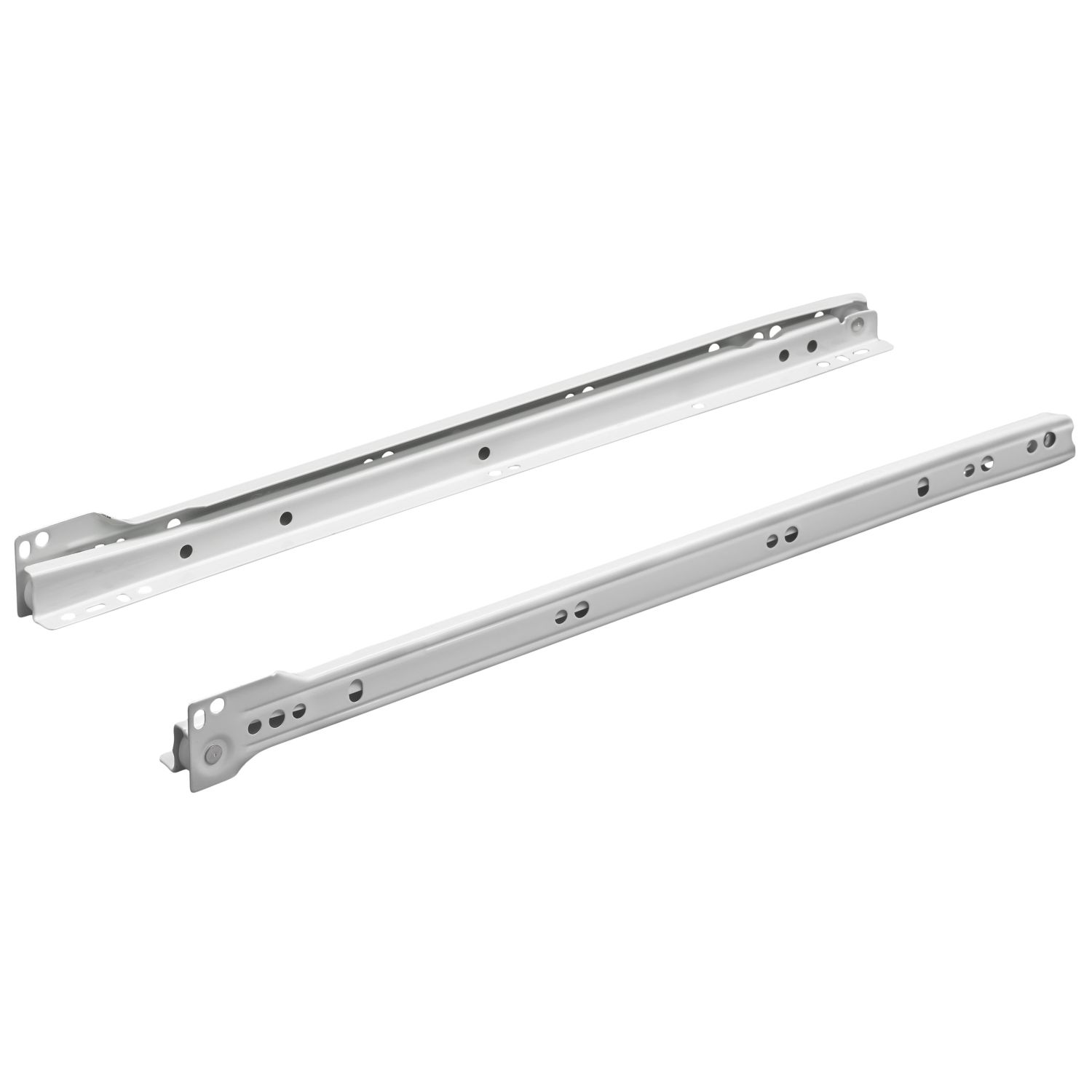 Essentials White Self-Closing Roller Drawer Runners 350mm 2 Pack (375VN)