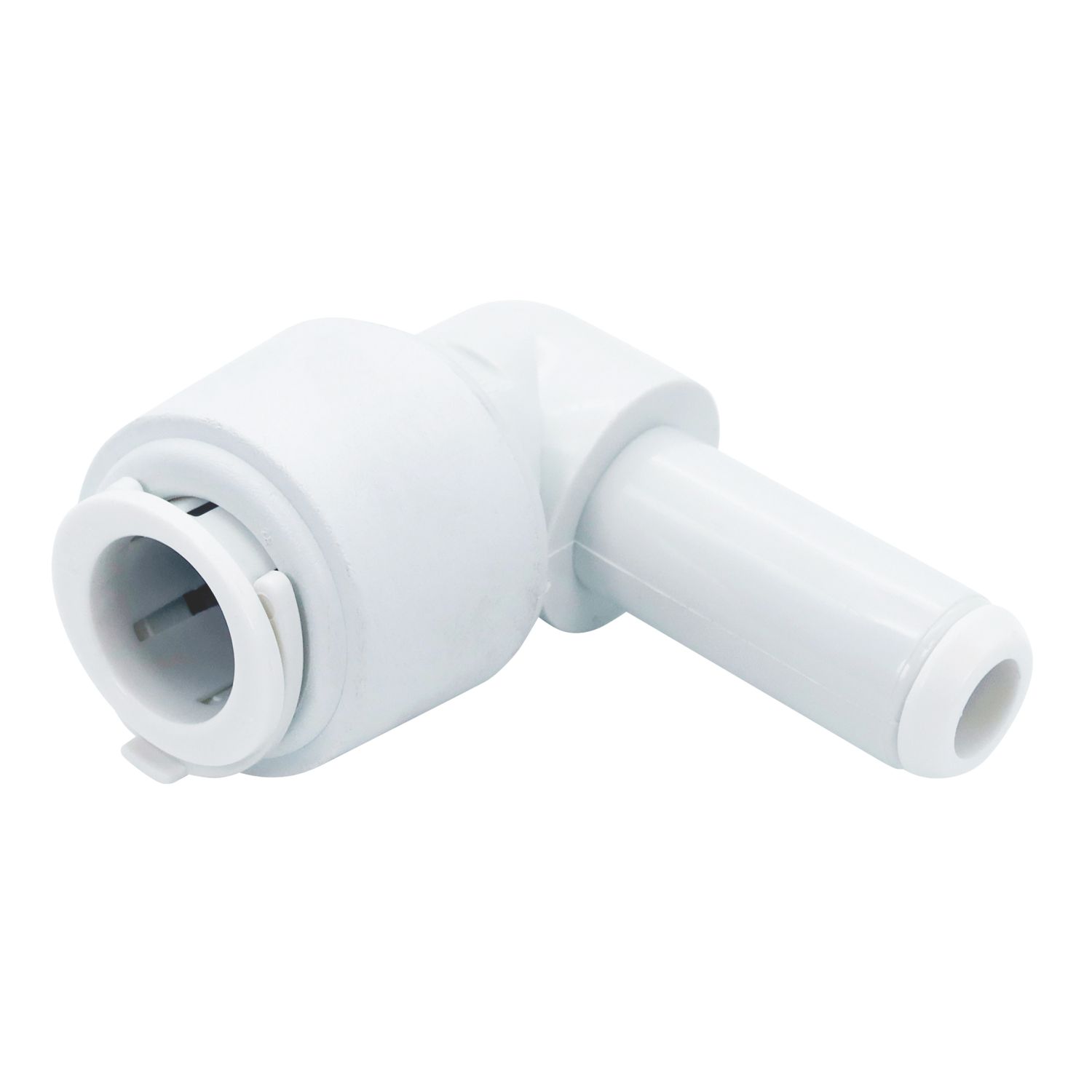 FloPlast FloFit+ Plastic Push-Fit Equal 90° Stem Elbow 15mm (376RF)