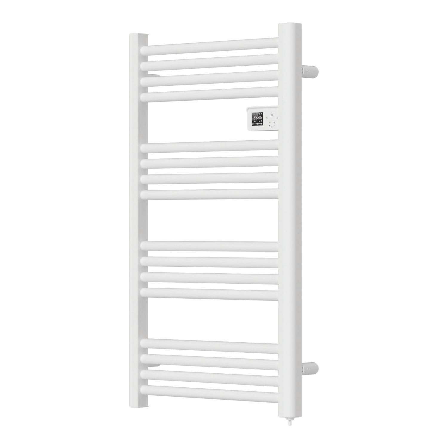 Flomasta 960mm x 540mm 1706BTU White Flat Electric Towel Radiator (377YN)