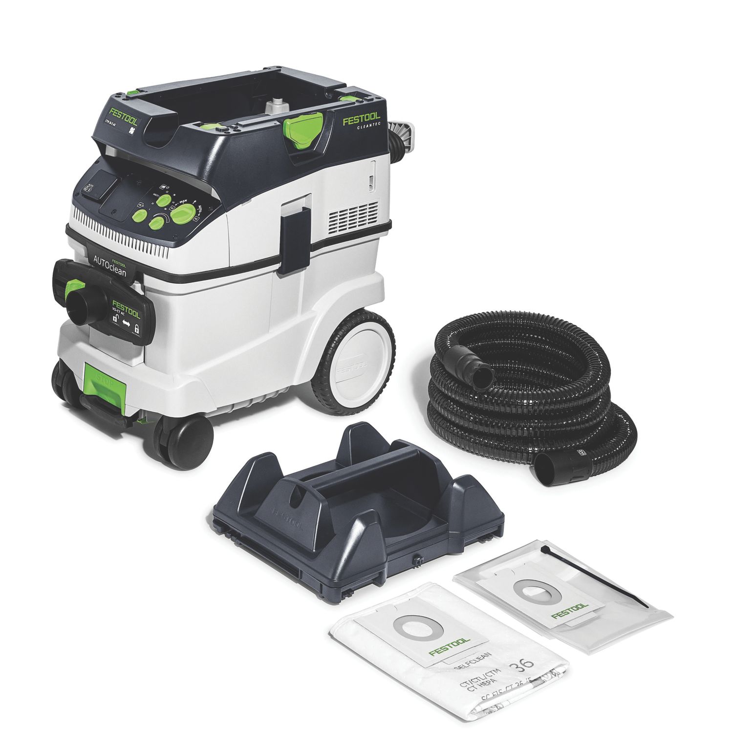 Festool CTM 36 E AC LHS 65Ltr/sec Electric M Class Mobile Dust Extractor 230V (378HN)