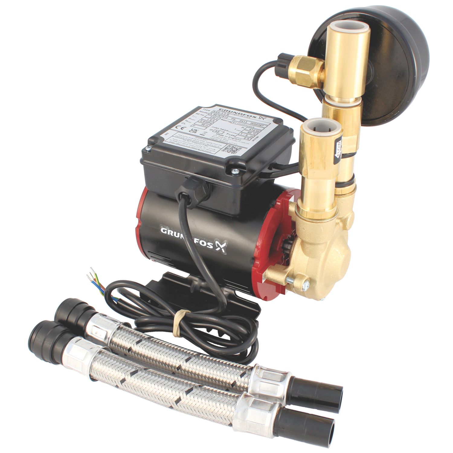 Grundfos SSN-3.0 B Regenerative Single Universal Shower Pump 3bar (379RU)