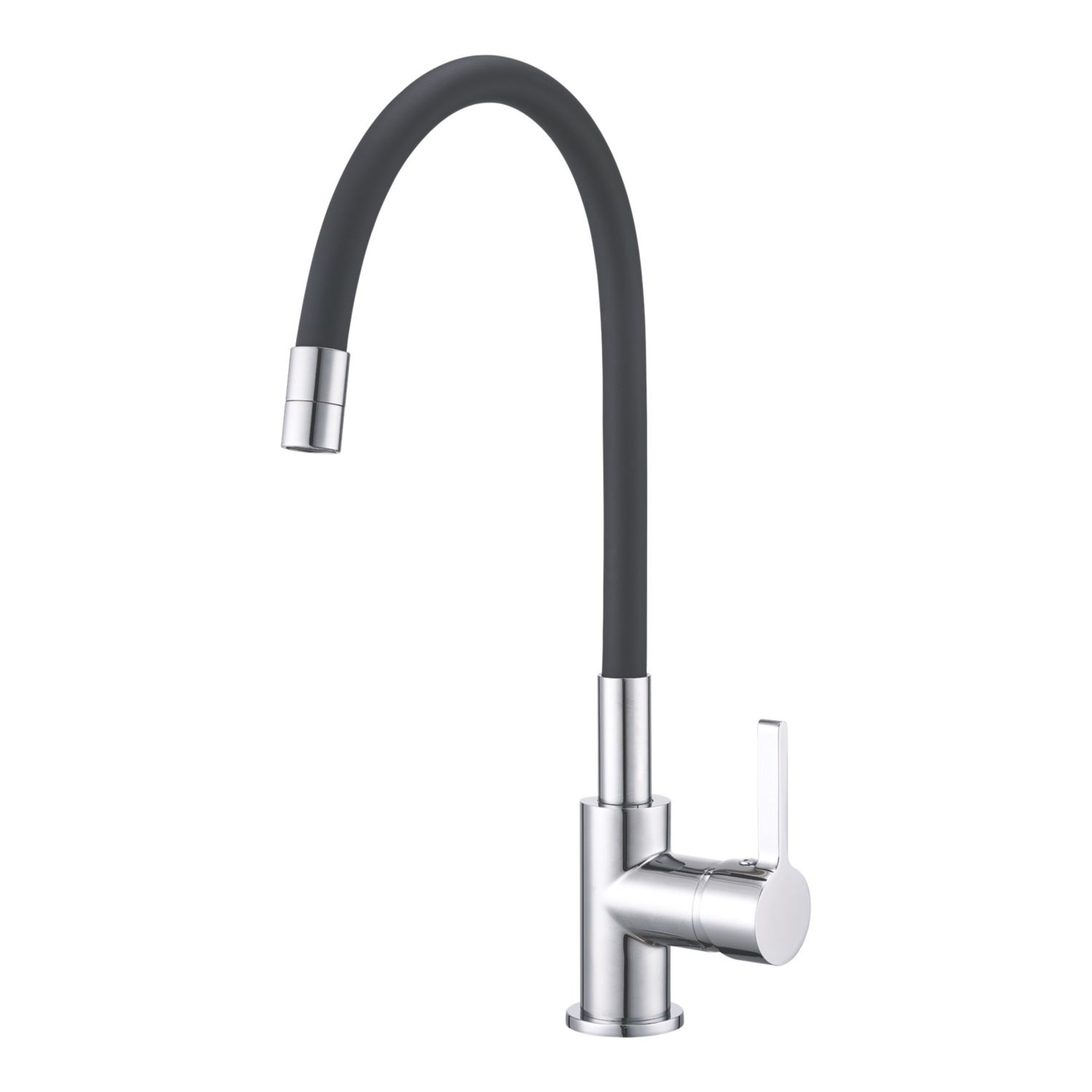 Piasa Mixer Kitchen Tap Chrome & Black (379YT)