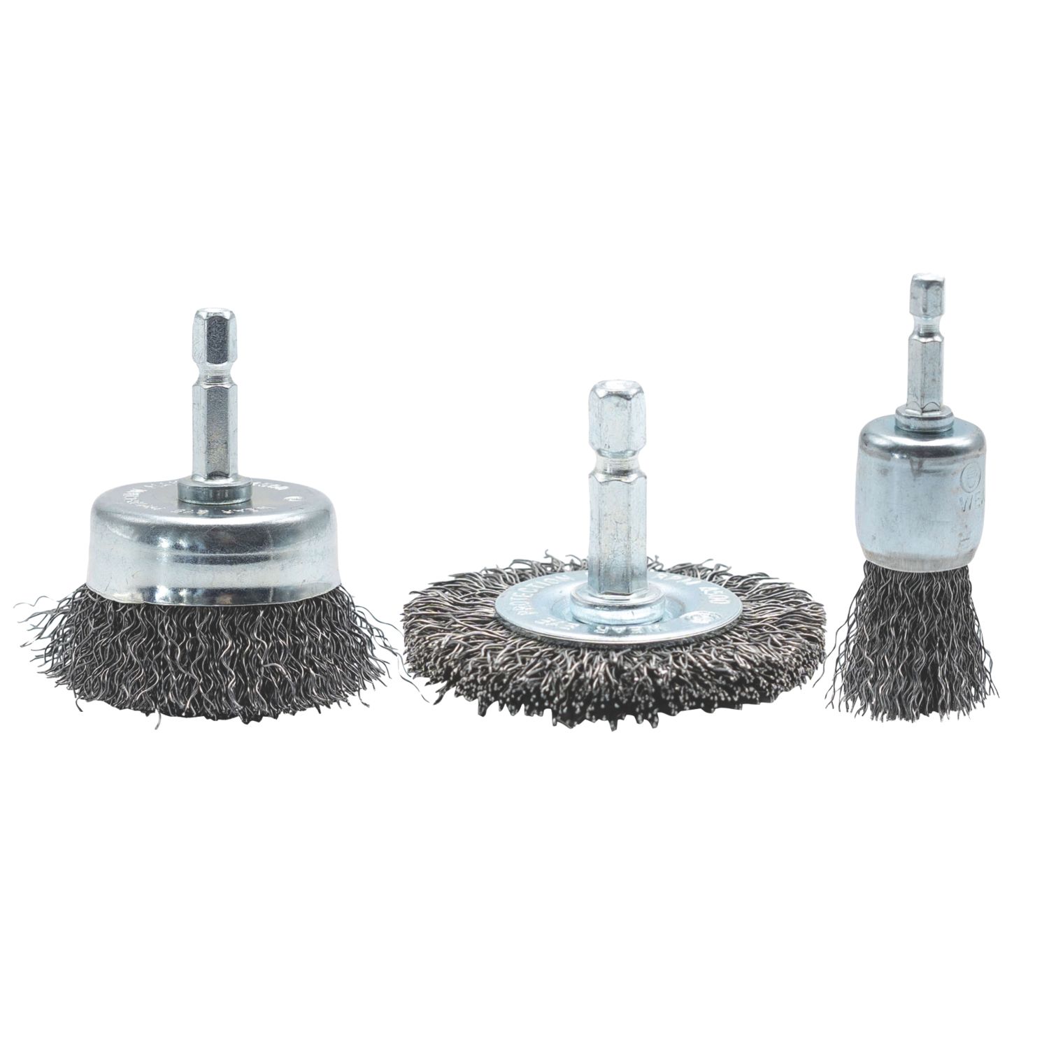 Norton Straight Shank Preparation Brush Set 3 Pieces (380JF)
