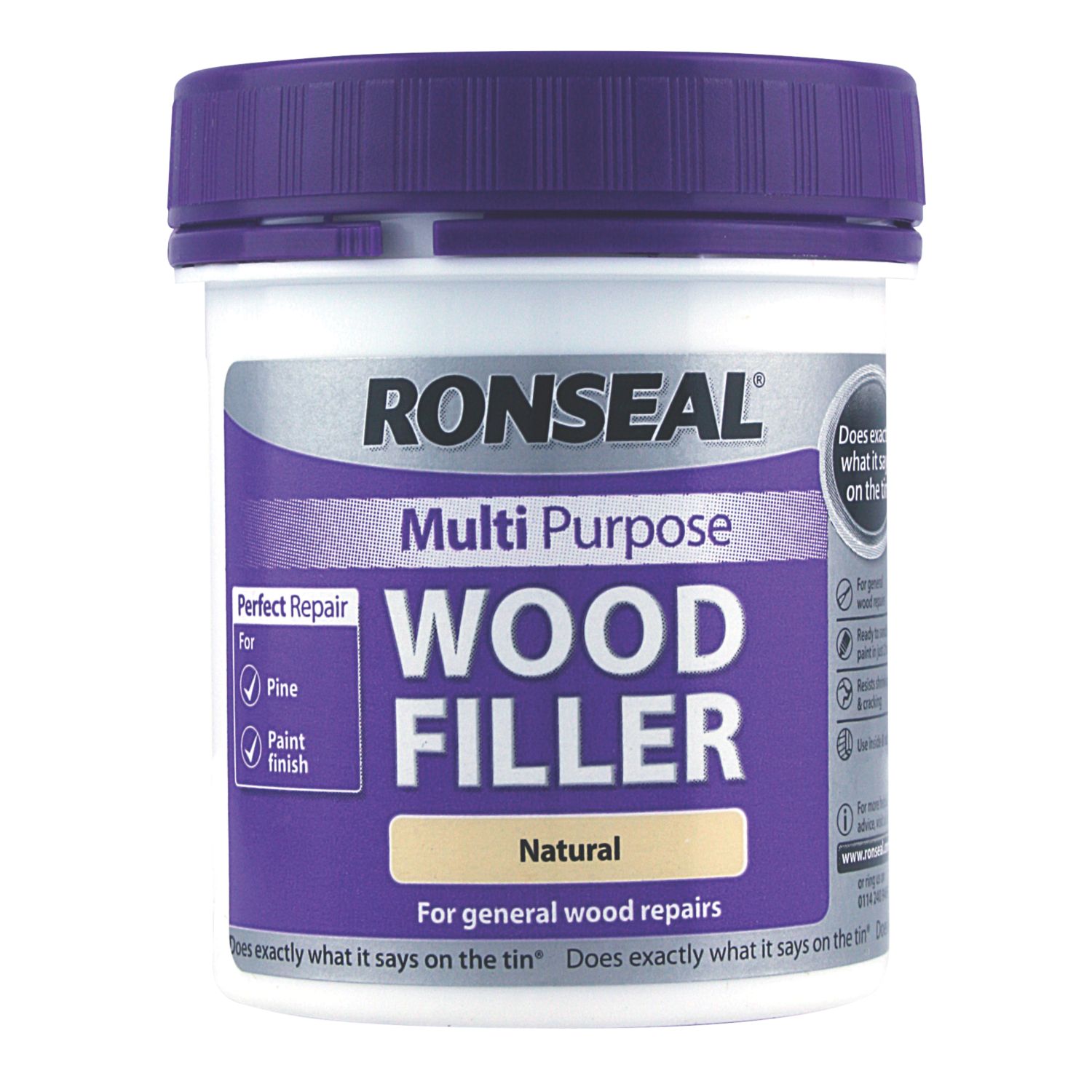 Ronseal Multipurpose Wood Filler Natural 250g (38120)