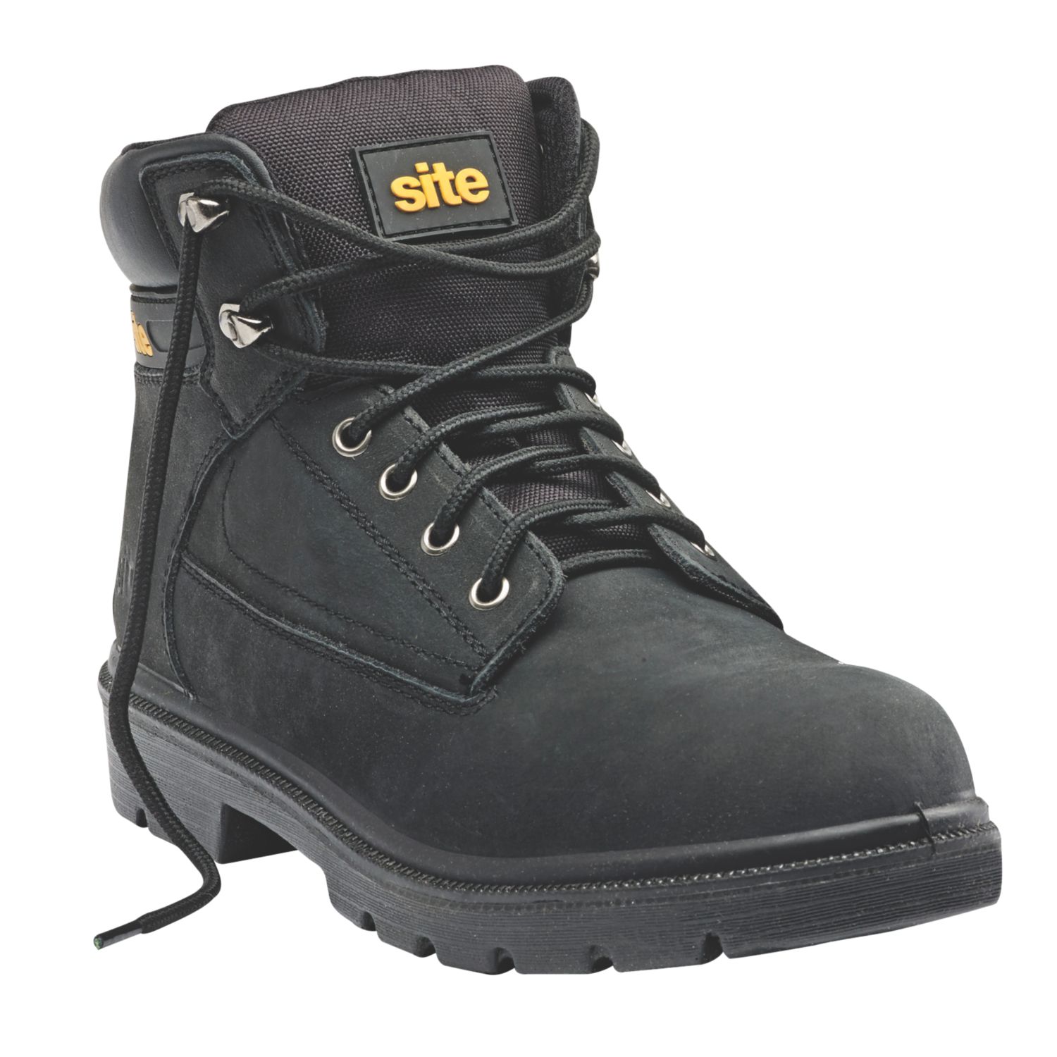 Site Marble Size 12 Black Water-Resistant Steel Toe Cap Safety Boots (3827H)