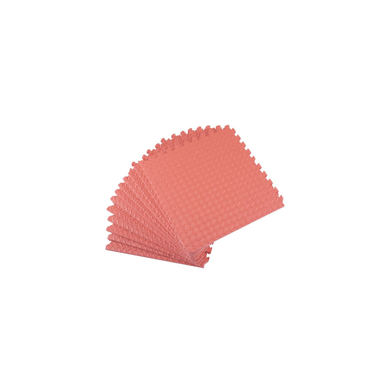 Essentials Interlocking Floor Tiles Red 20mm 12 Pack (382PH)