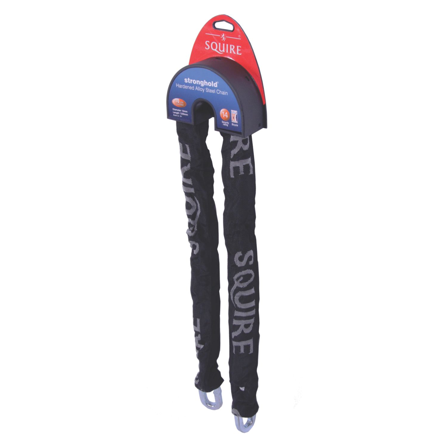 Squire Hardened Alloy Steel Security Chain 1.2m x 10mm (3830F)