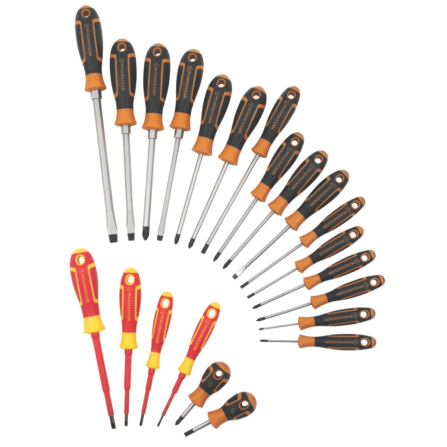 Magnusson Mixed Screwdriver Set 22 Pieces (3853V)