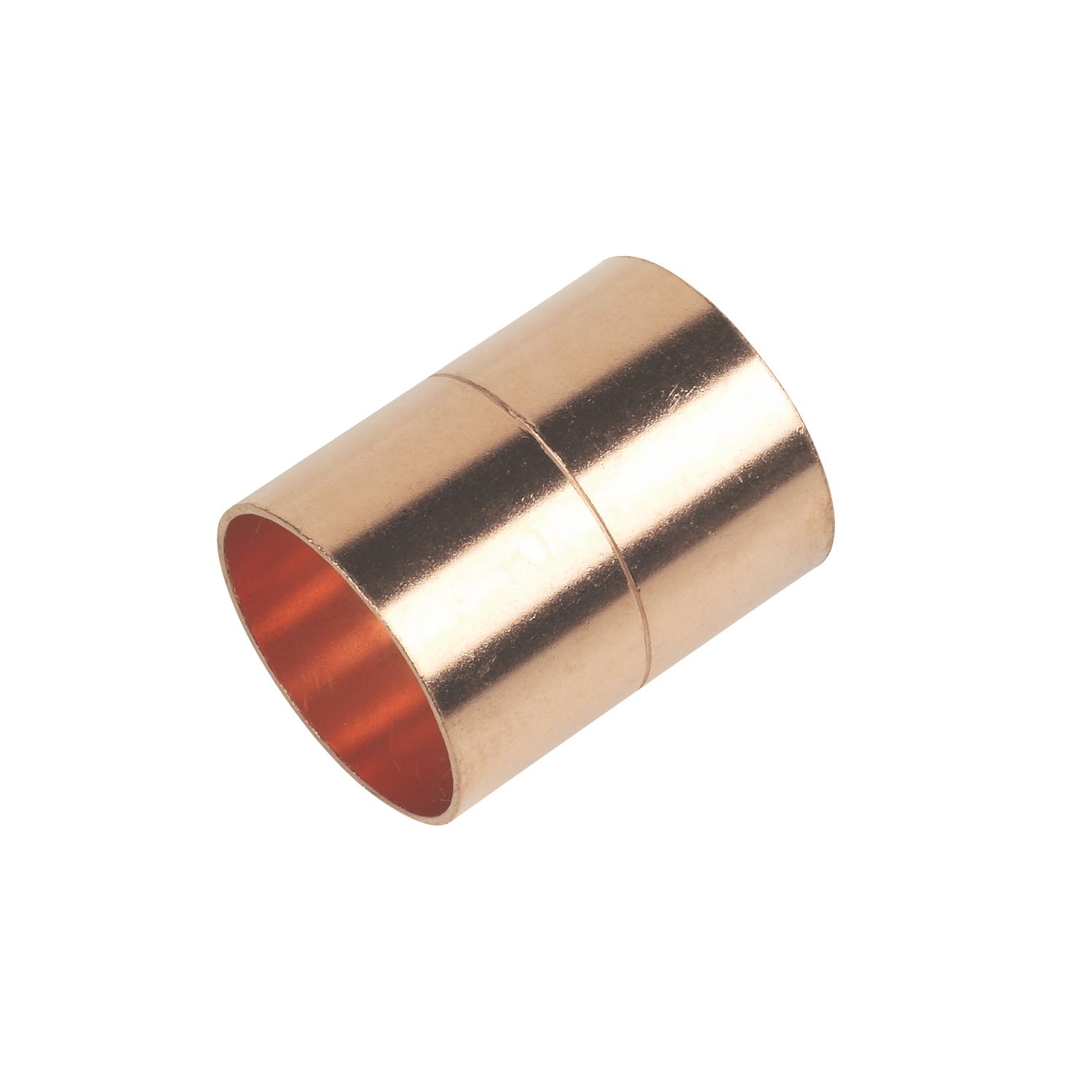 Flomasta Copper End Feed Equal Couplers 28mm 10 Pack (38572)