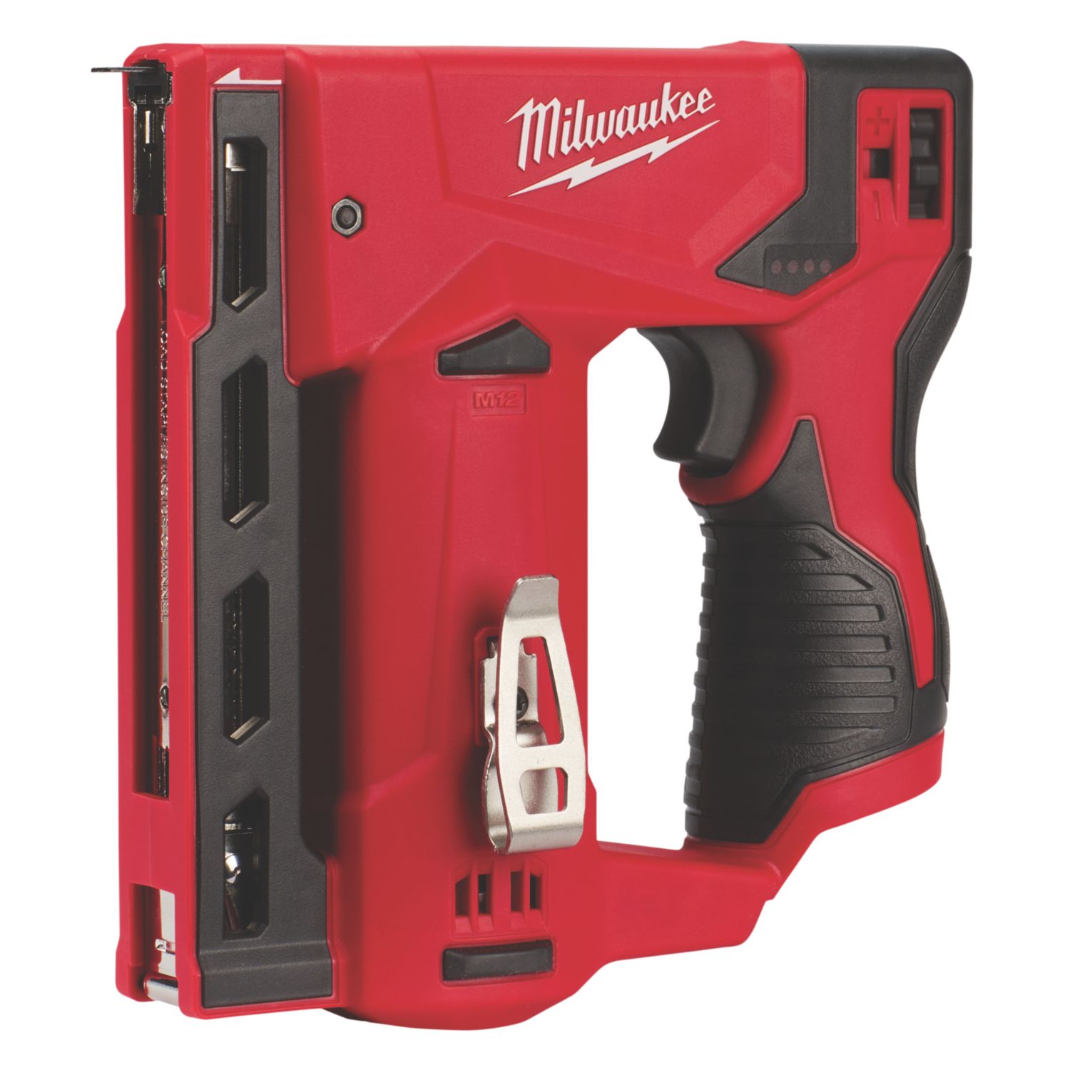 Milwaukee M12 BST-0 14mm 12V Li-Ion RedLithium Second Fix Cordless Stapler - Bare (386HF)