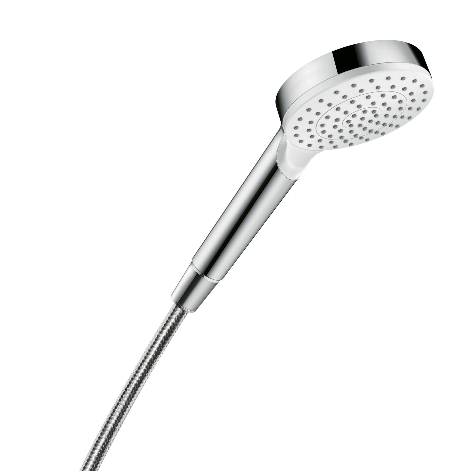 Hansgrohe Crometta Shower Handset Chrome/White 100mm x 160mm (387GV)