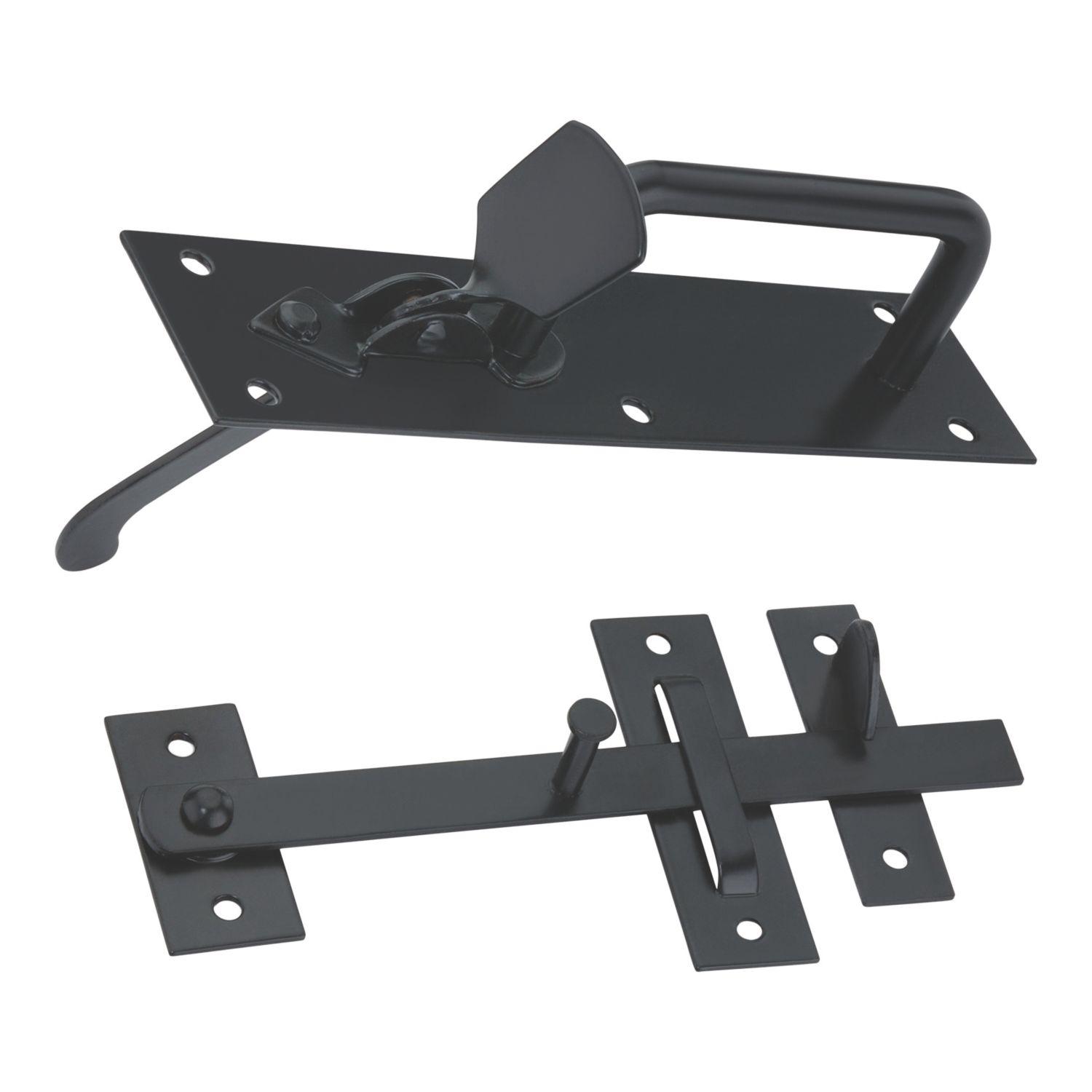 Smith & Locke Gate Latch Black 178mm (387YE)