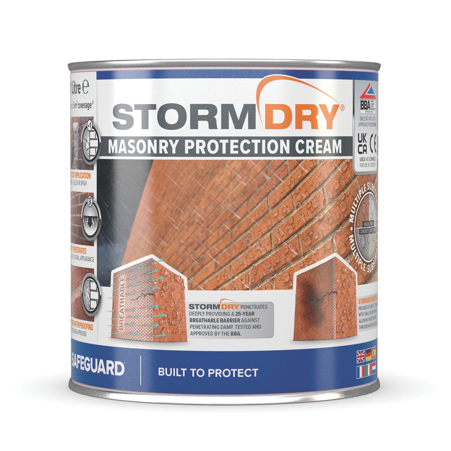 Stormdry Masonry Protection Cream Clear 1Ltr (388CN)