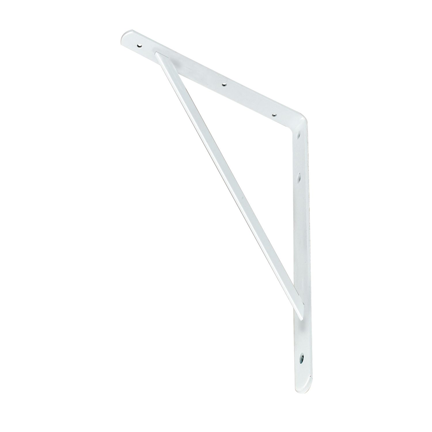 Essentials Heavy Duty Industrial Brackets White 495mm x 330mm 2 Pack (38975)