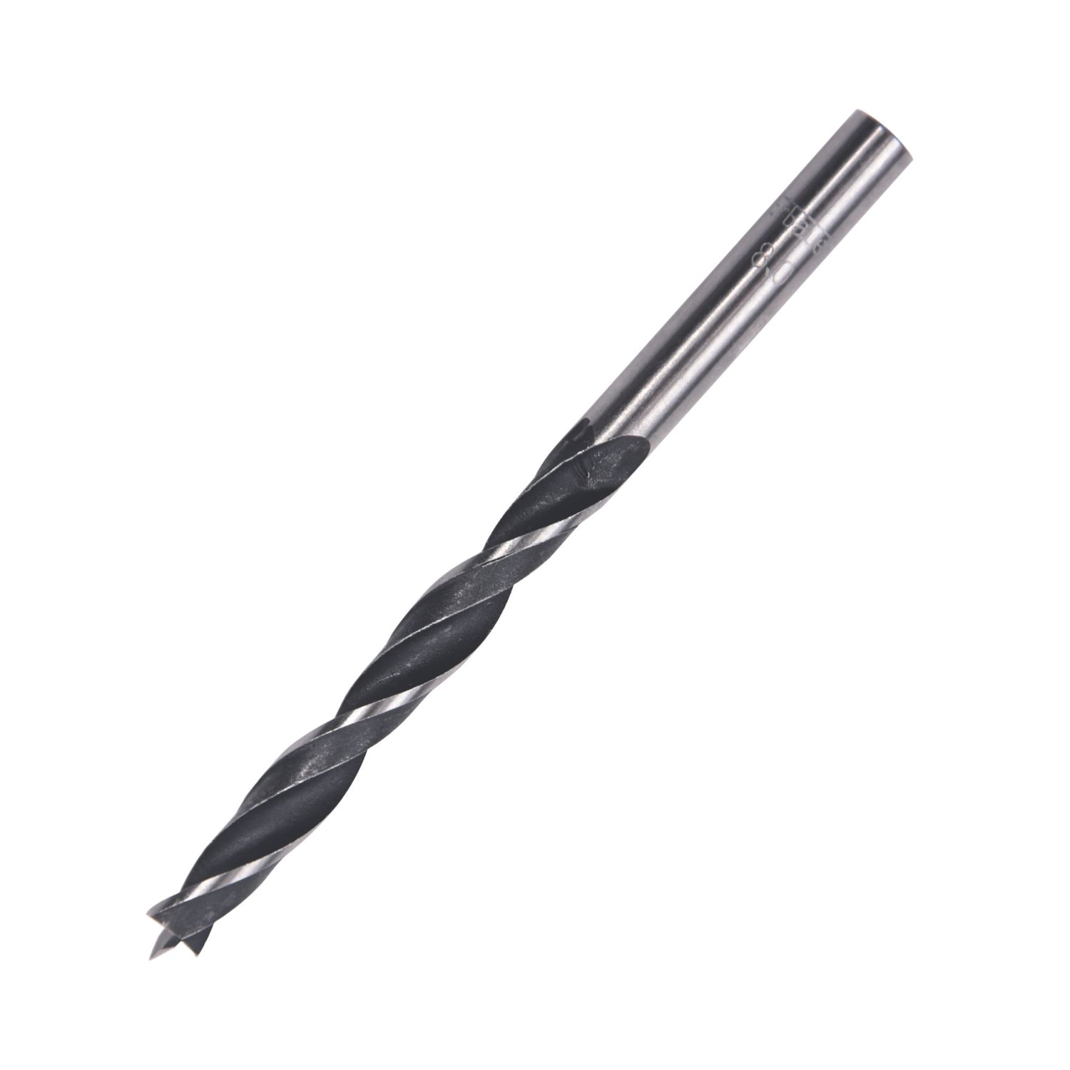 Erbauer Straight Shank Brad Point Wood Drill Bit 8mm x 117mm (389PH)