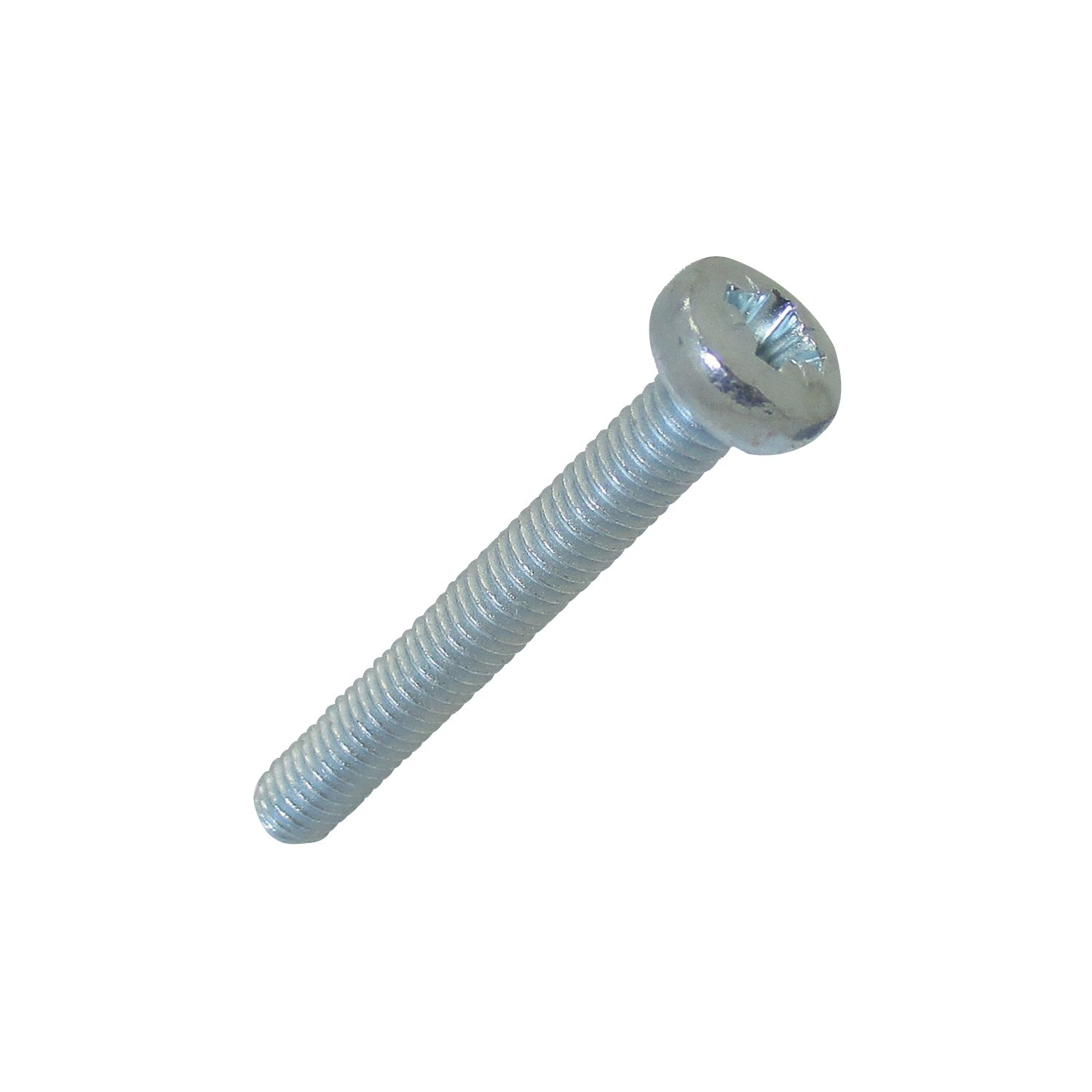 Easyfix Bright Zinc-Plated Pan Machine Screws M4 x 30mm 25 Pack (3908J)