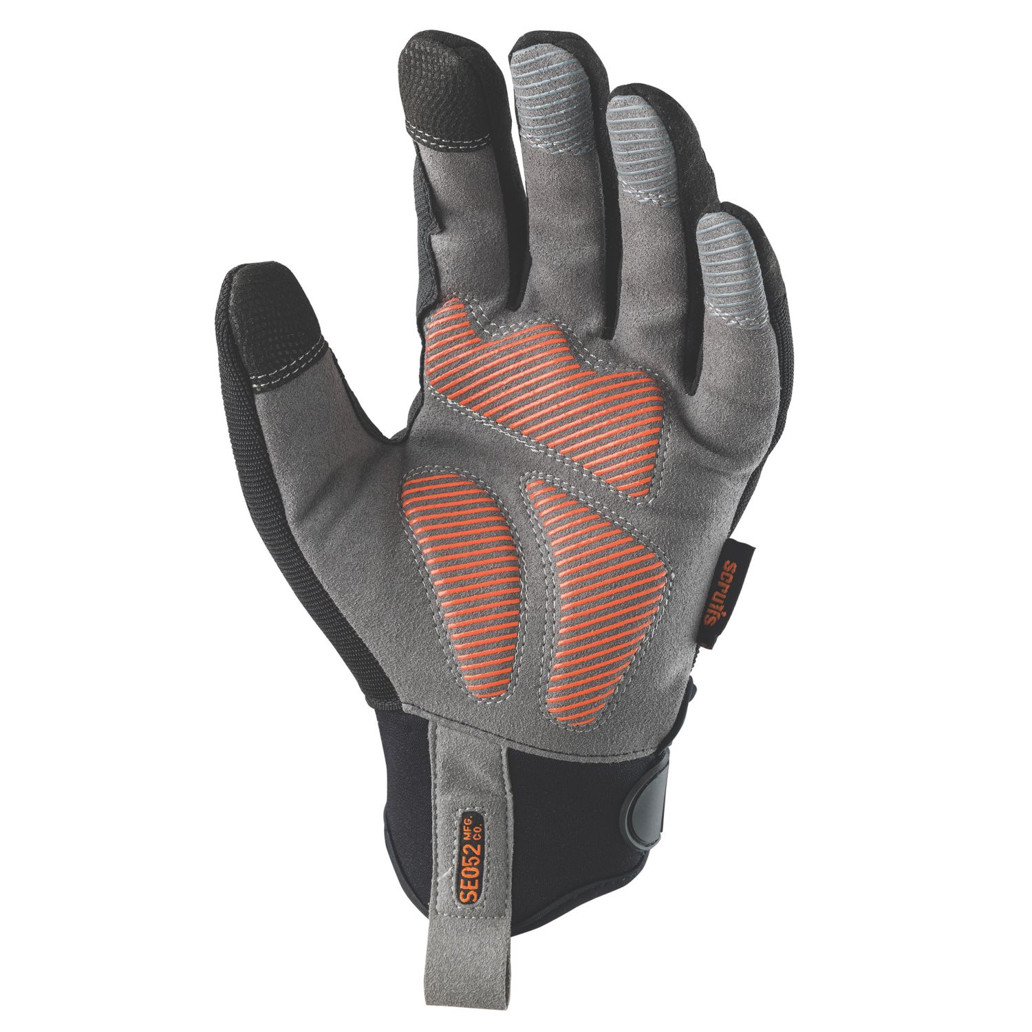 Scruffs Trade Shock Impact Work Gloves Black/Grey Large (391KV)