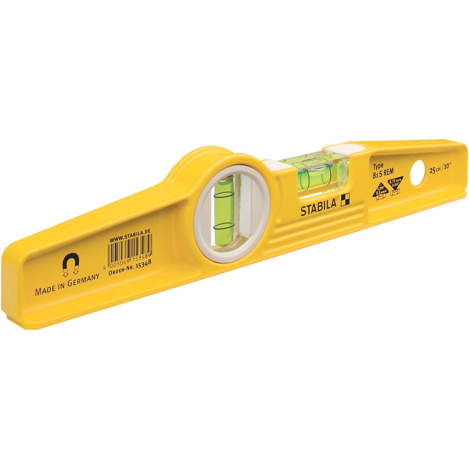 Stabila 81SREM Spirit Level 10" (25cm) (391RG)