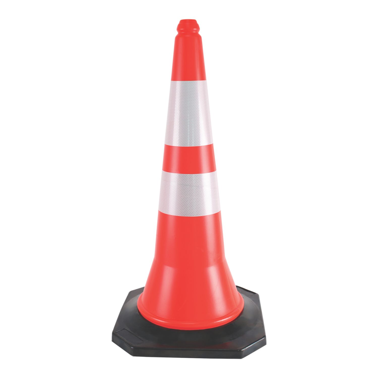 Essentials Barrier06 Safety Cone w/ 2 Strips 750mm (391YU)