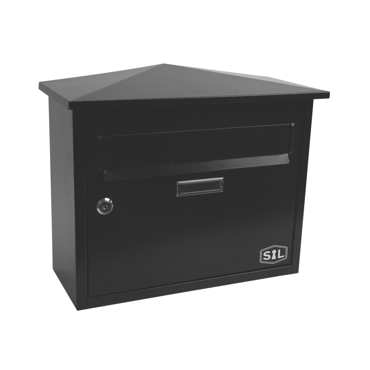 Smith & Locke Premium Post Box Black Powder-Coated (3932P)